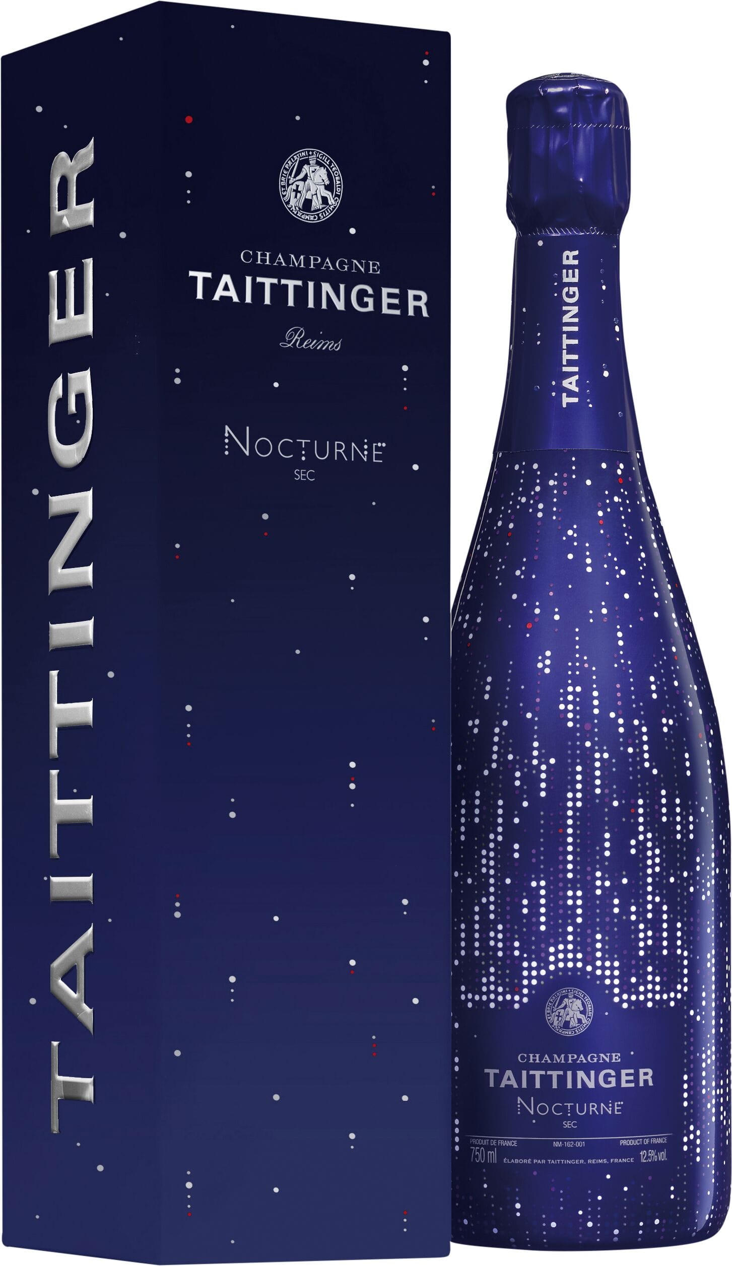 Taittinger Nocturne Sec City Lights Blanc in Geschenkpackung