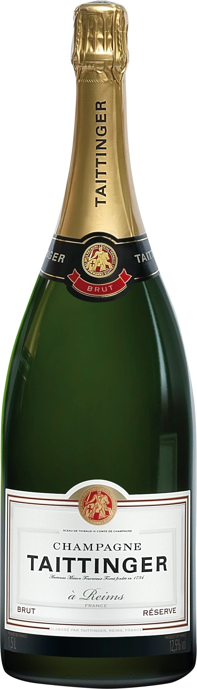 Taittinger Brut Réserve Magnum 1,5L in Geschenkpackung