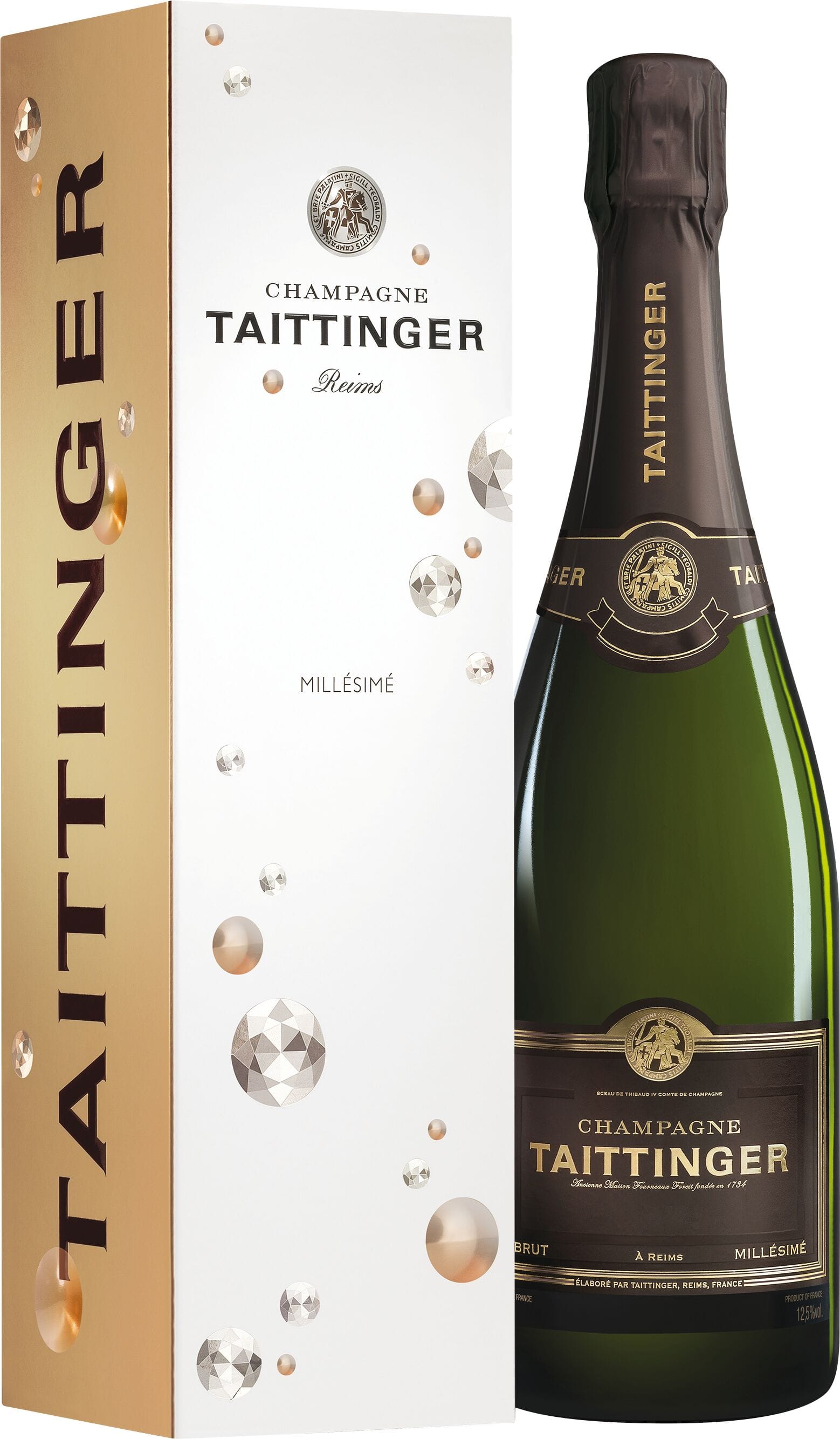 Taittinger Brut Millésimé 2015 in Geschenkpackung