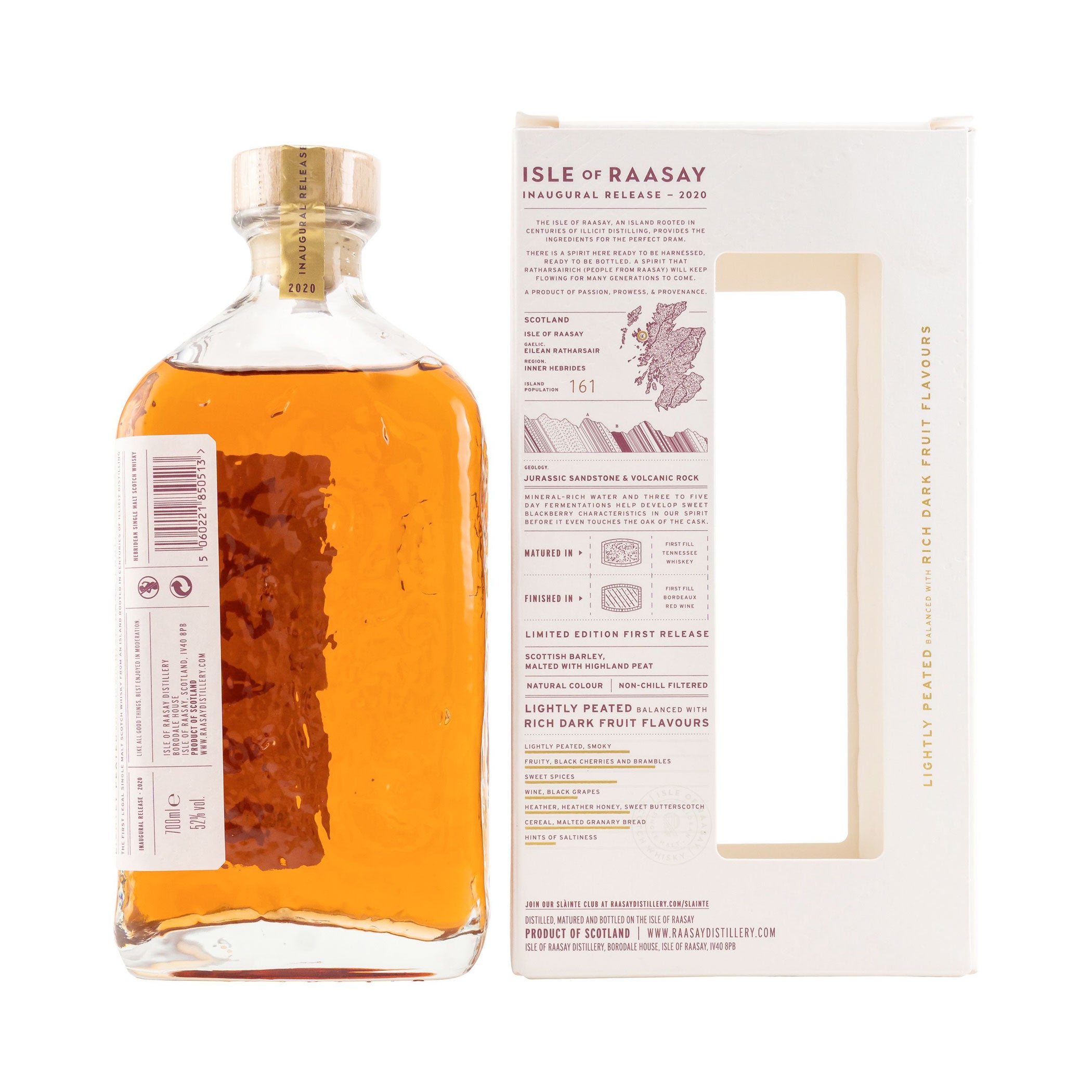 Isle of Raasay Single Malt Whisky - Inaugural Release 2020