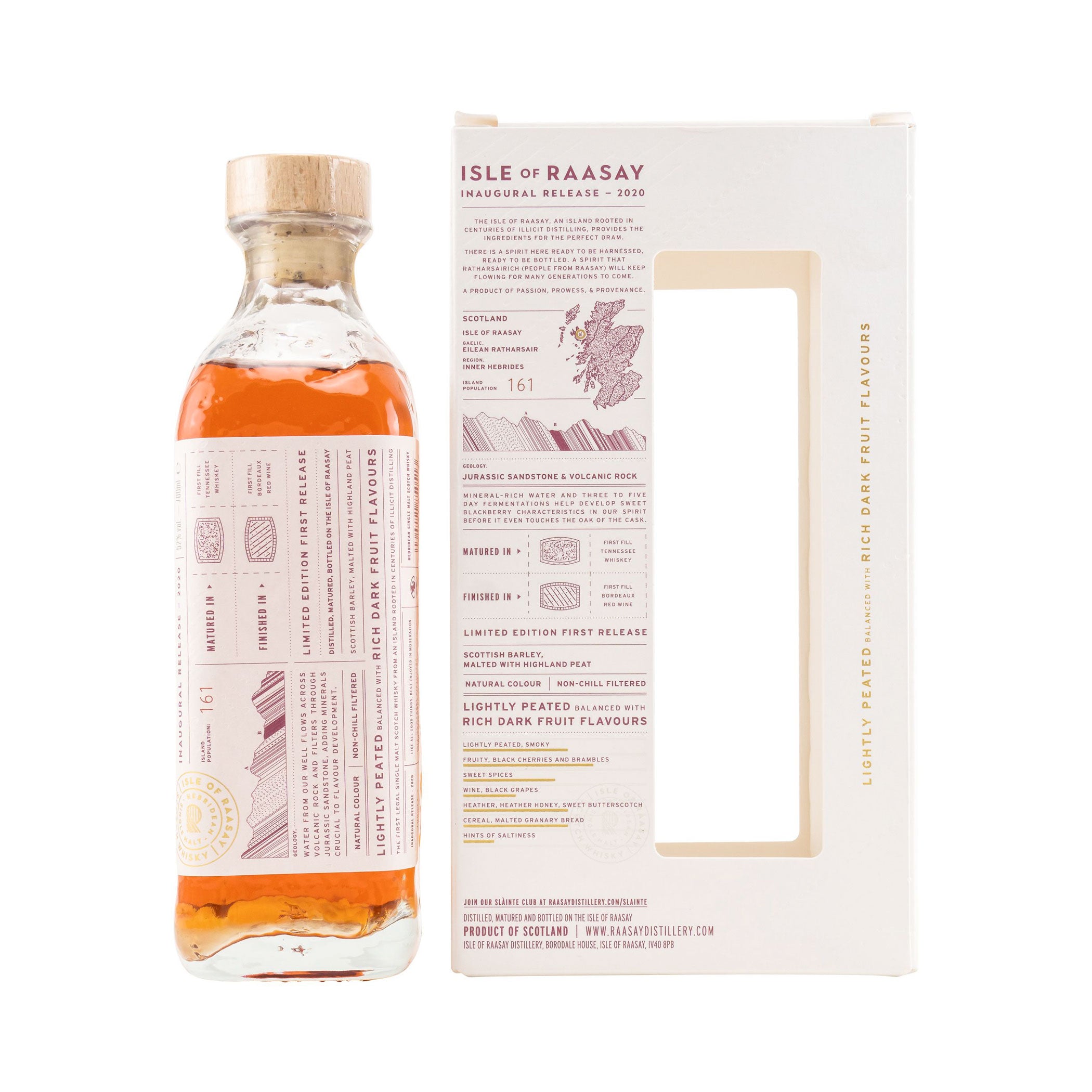 Isle of Raasay Single Malt Whisky - Inaugural Release 2020