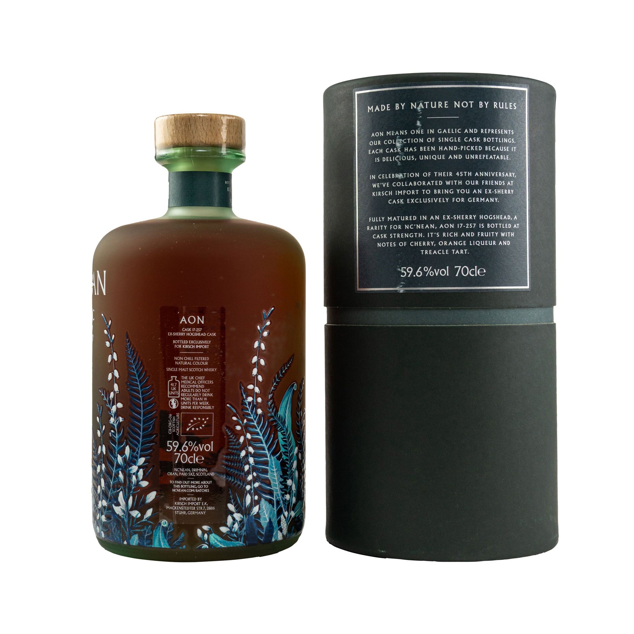 Nc’nean Aon – Single Cask Bottling Organic Single Malt Scotch Whisky #17-257