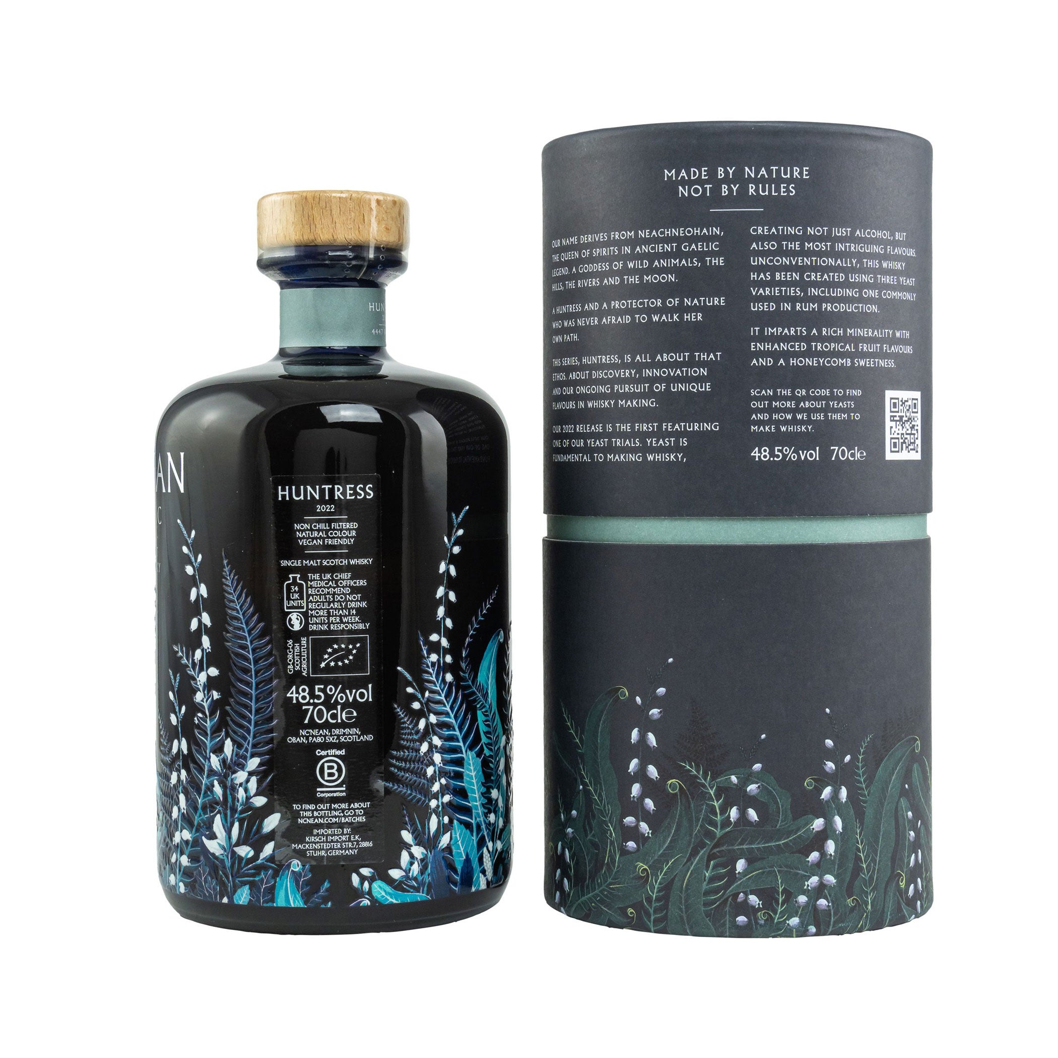Nc'nean Organic Single Malt Whisky Huntress 2022 - Batch 1 - Bio