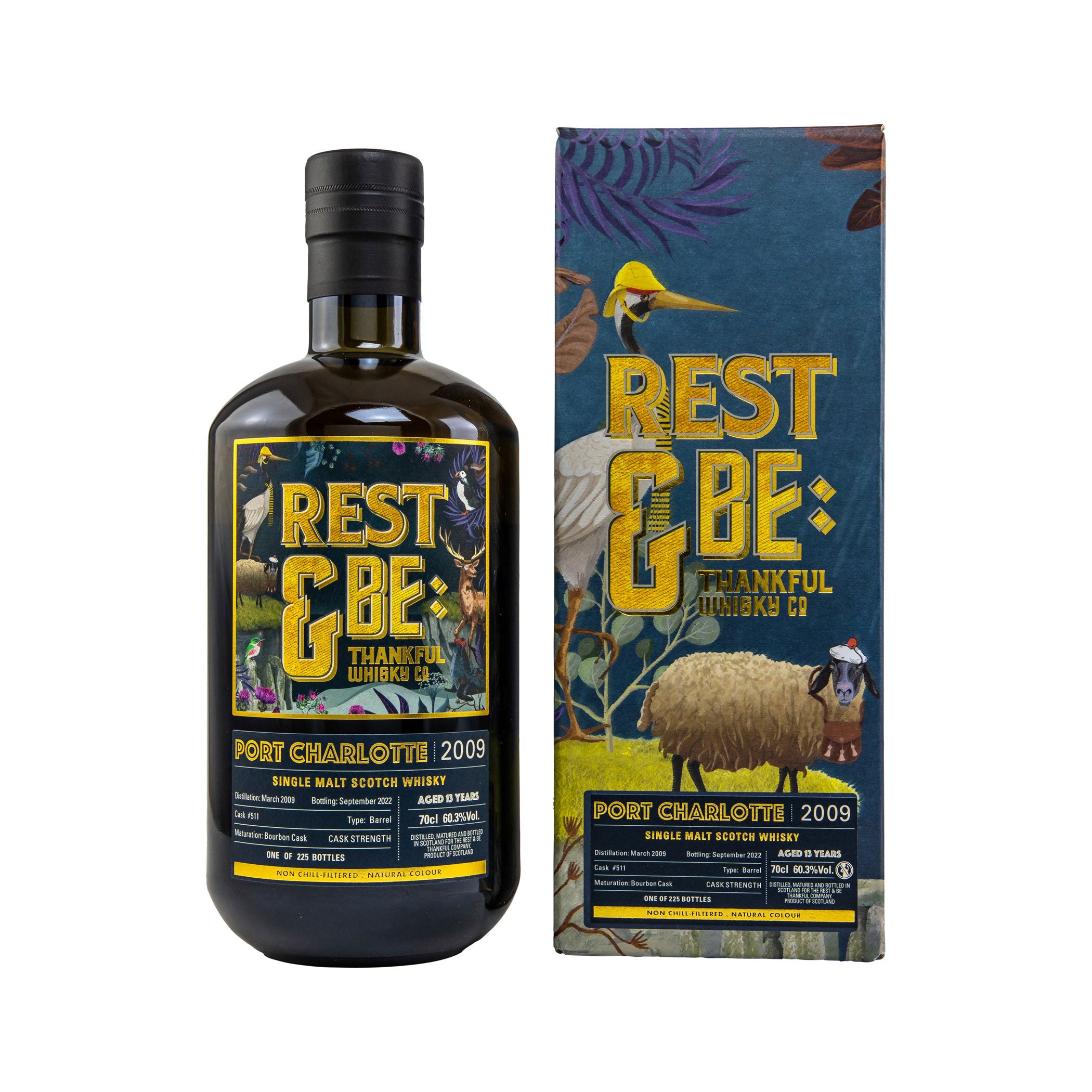 Port Charlotte 2009/2022 - 13 Jahre - Single Cask #511 - Rest Be Thankful