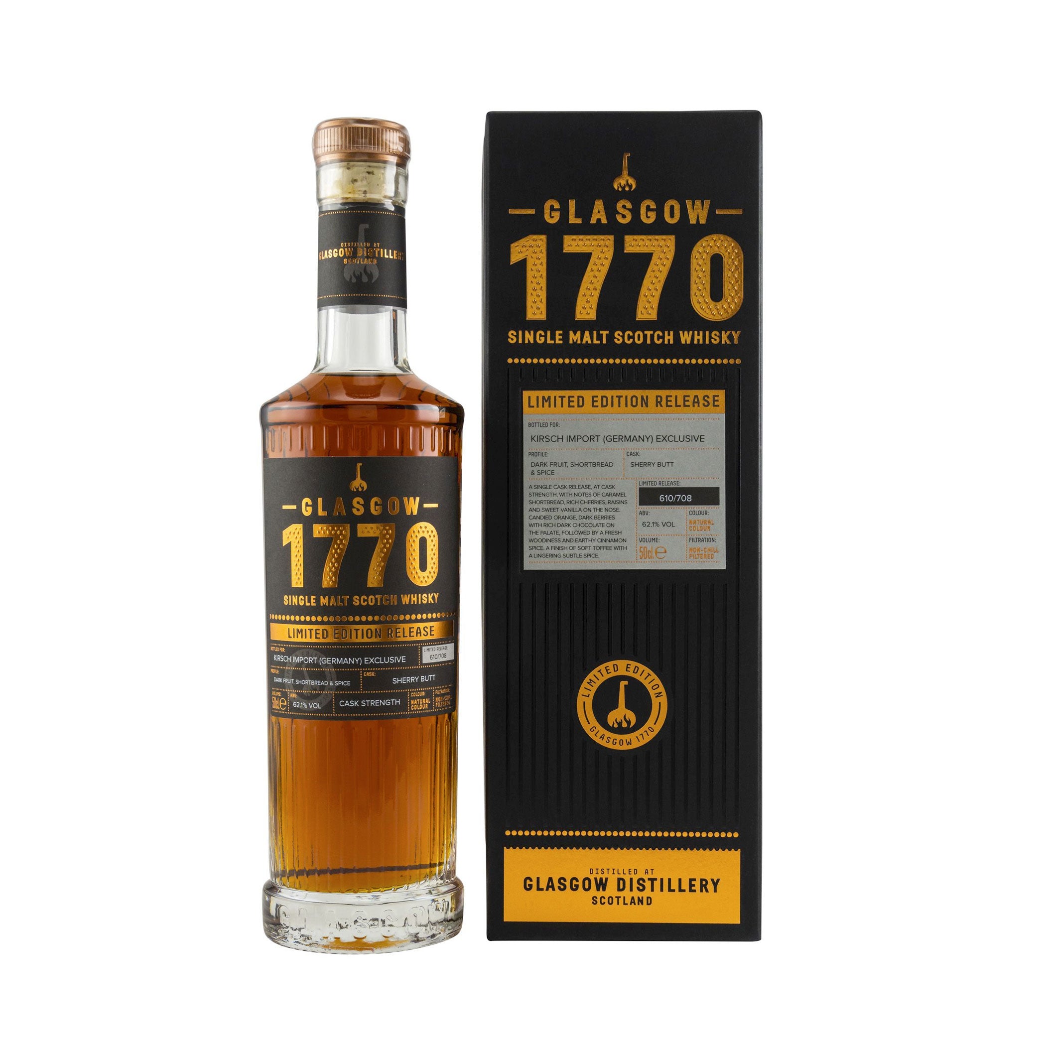 1770 Glasgow Single Sherry Butt for Kirsch