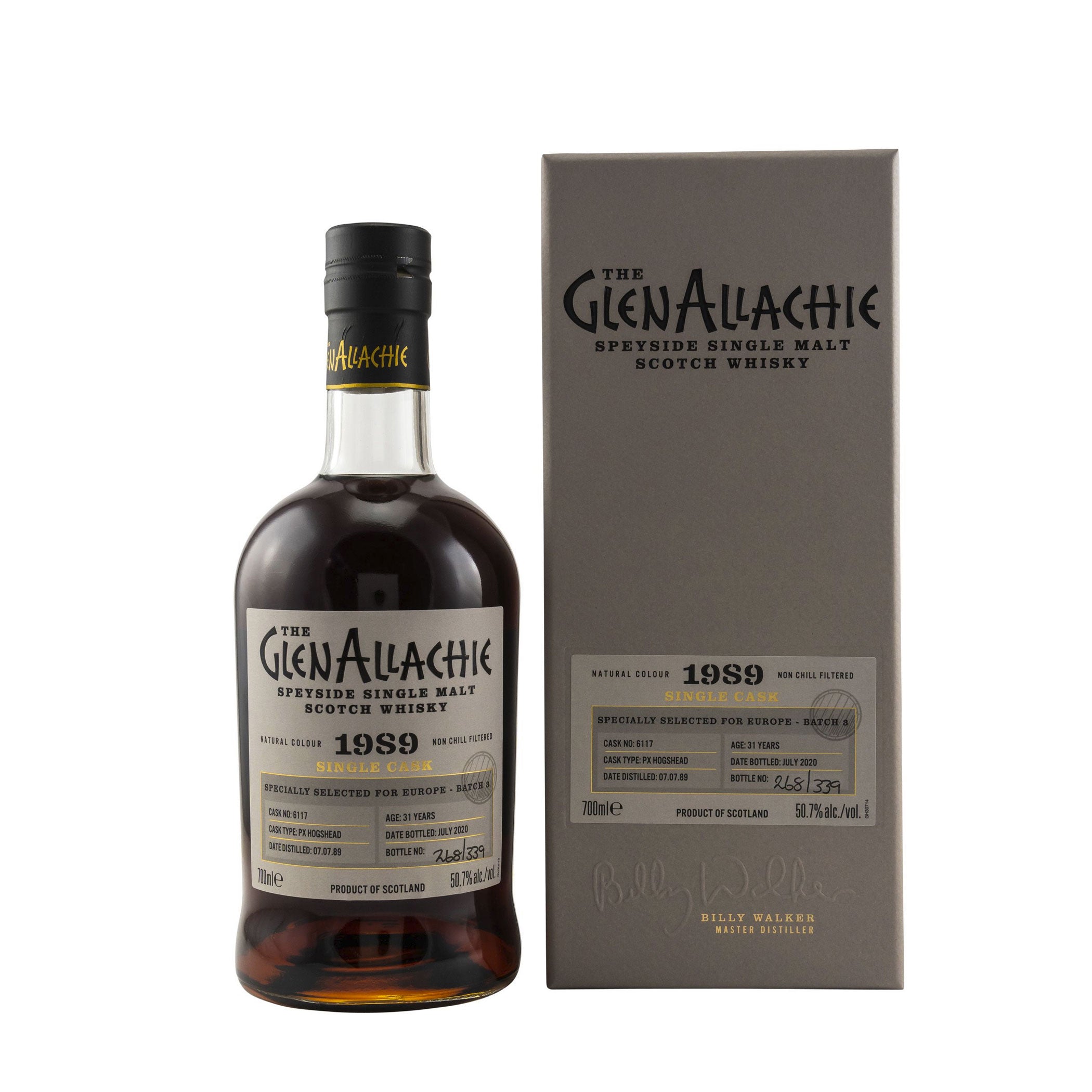 GlenAllachie Pedro Ximénez Hogshead 1989/2020 - 31 Jahre  #6117
