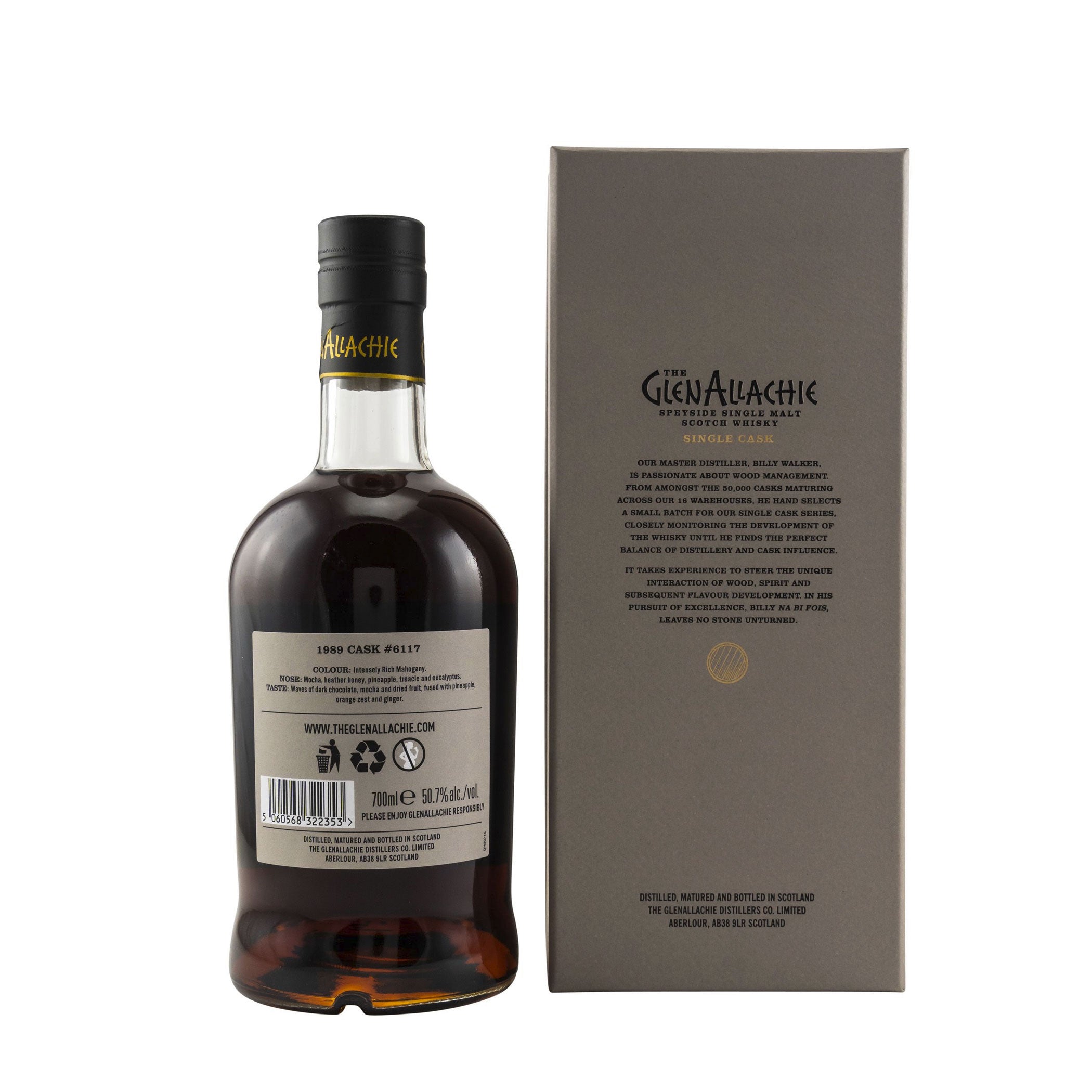 GlenAllachie Pedro Ximénez Hogshead 1989/2020 - 31 Jahre  #6117
