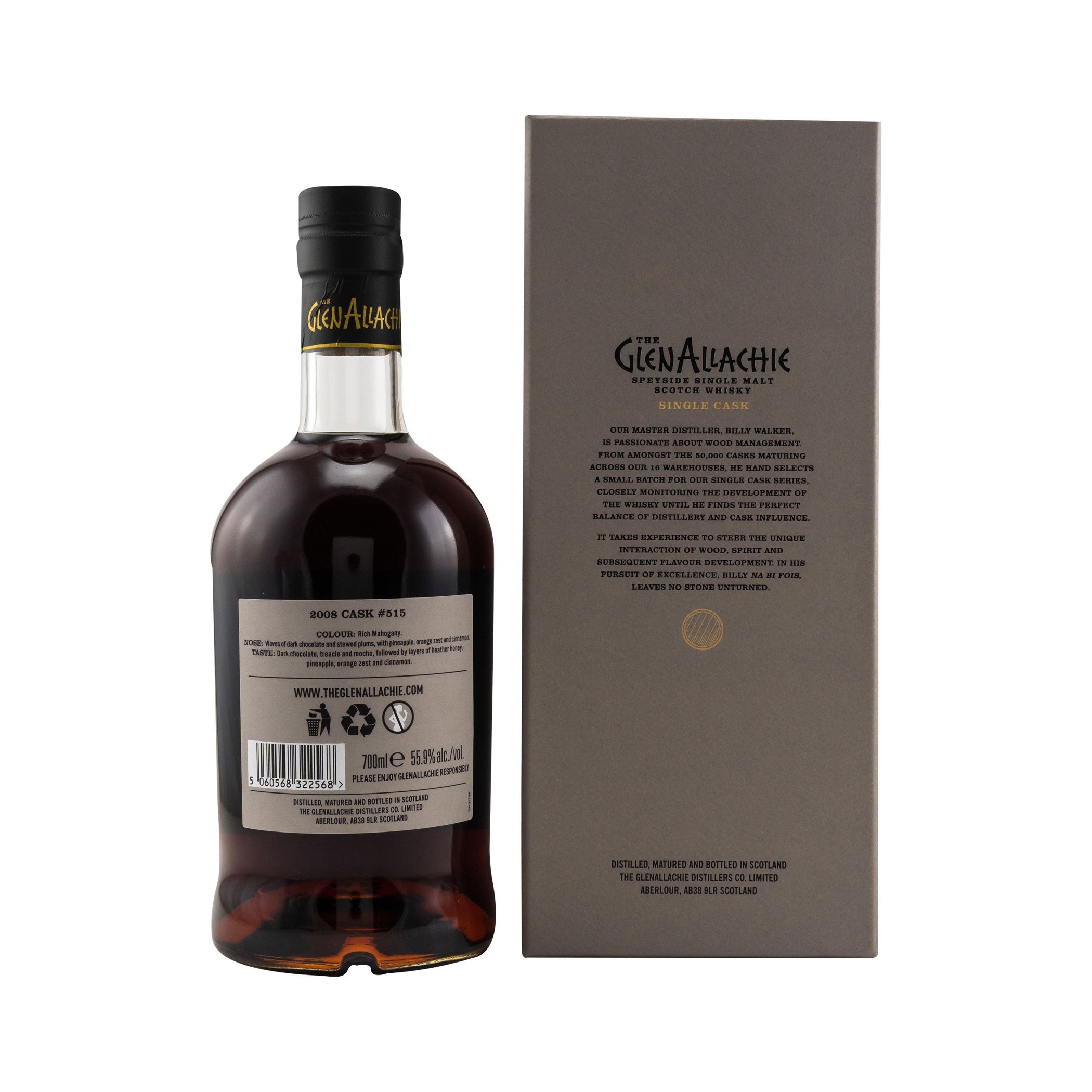 GlenAllachie 2008/2020 - 12 y.o. - PX PUNCHEON  - #515