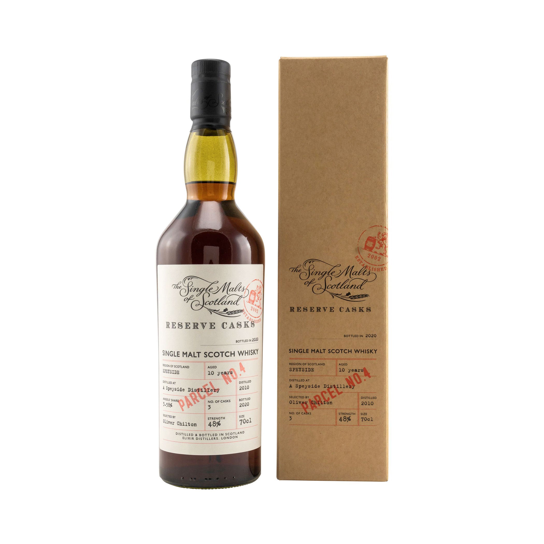 Speyside 2010/2020 - 10 Jahre - Reserve Cask Parcel 4 (SMoS)