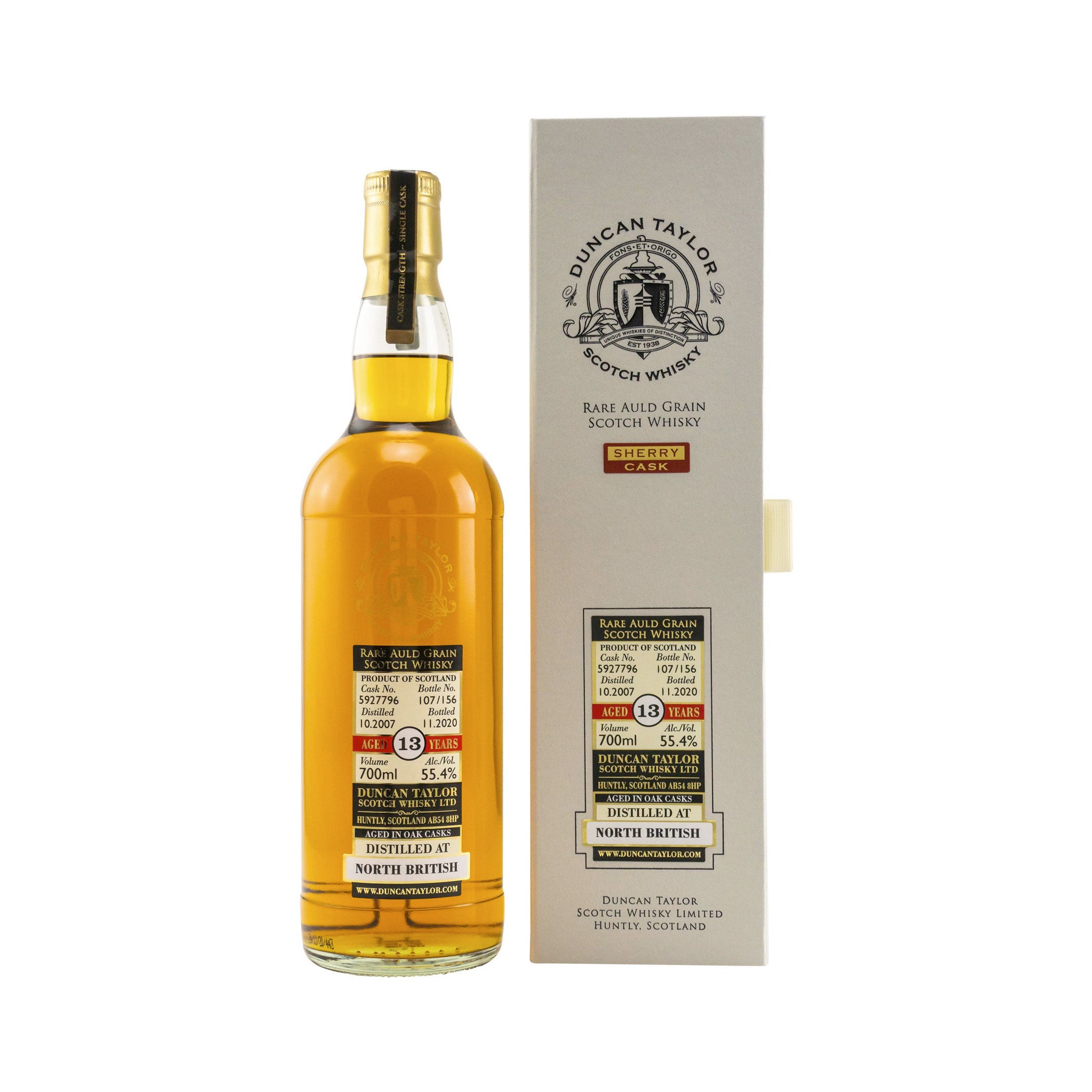 North British 2007/2020 - 13 y.o. - #5927796 - Rare Auld Grain (Duncan Taylor)