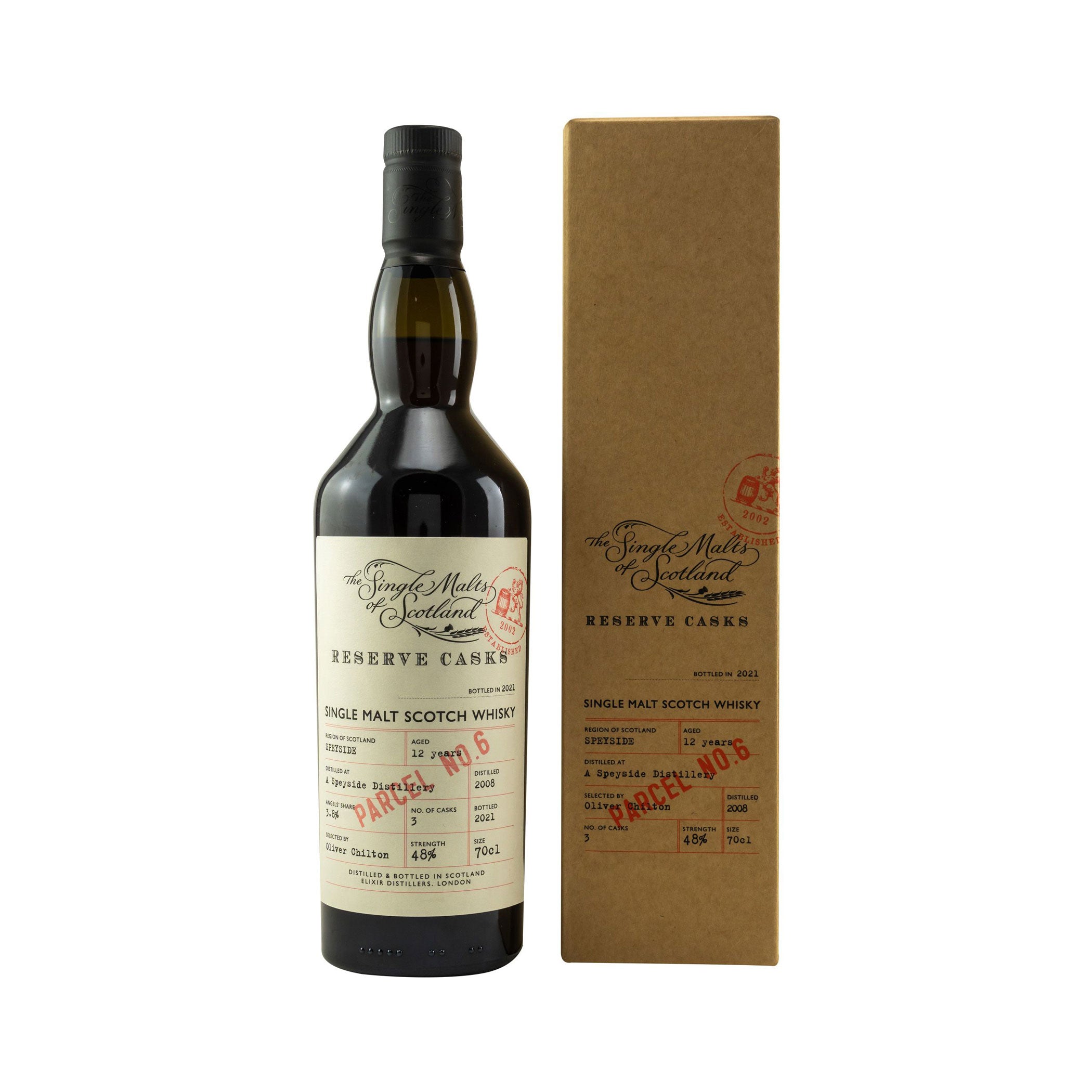 Speyside 2008/2021 - 12 Jahre - Reserve Cask Parcel 6