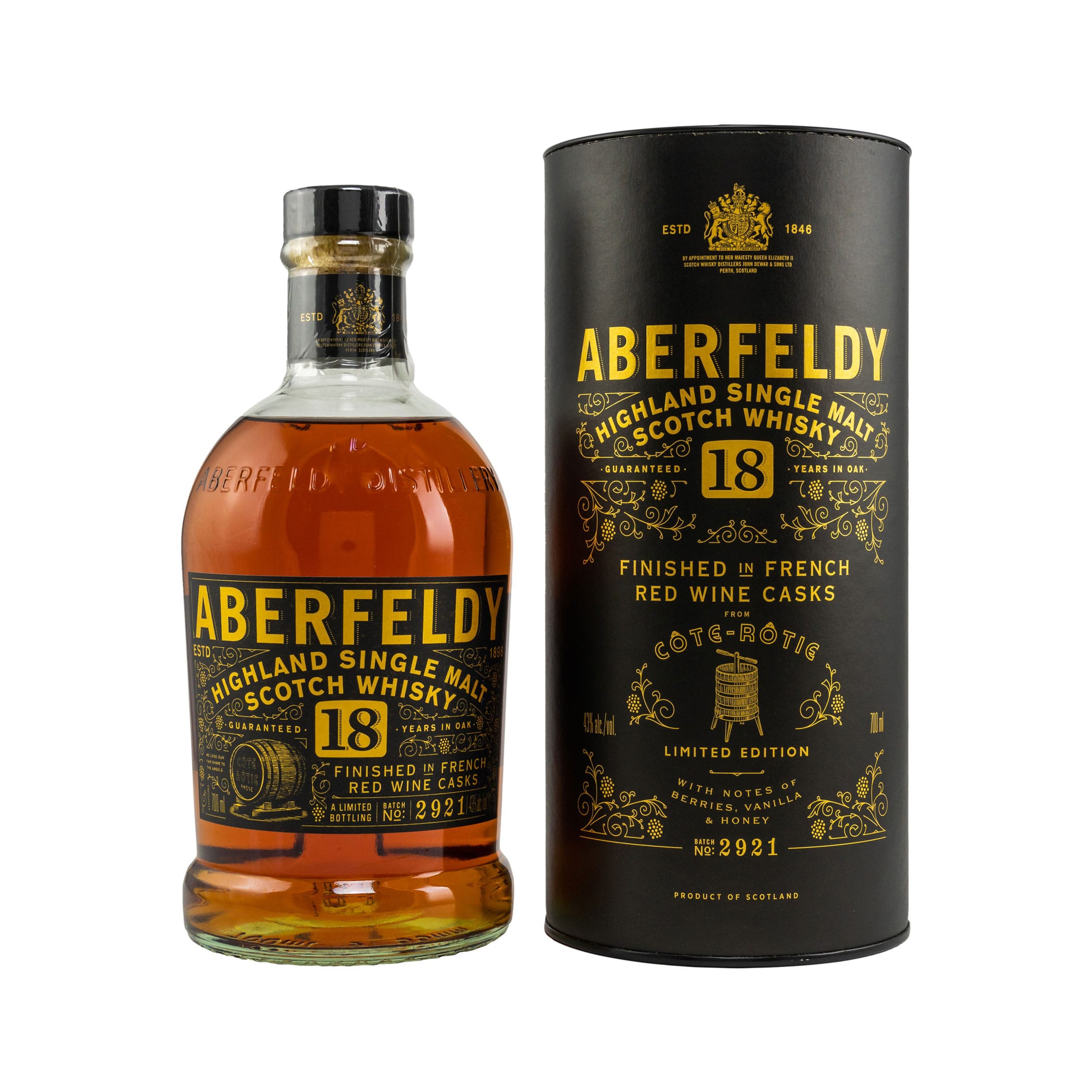 Aberfeldy 18 y.o. Cote Rotie Wine Cask - Limited Edition