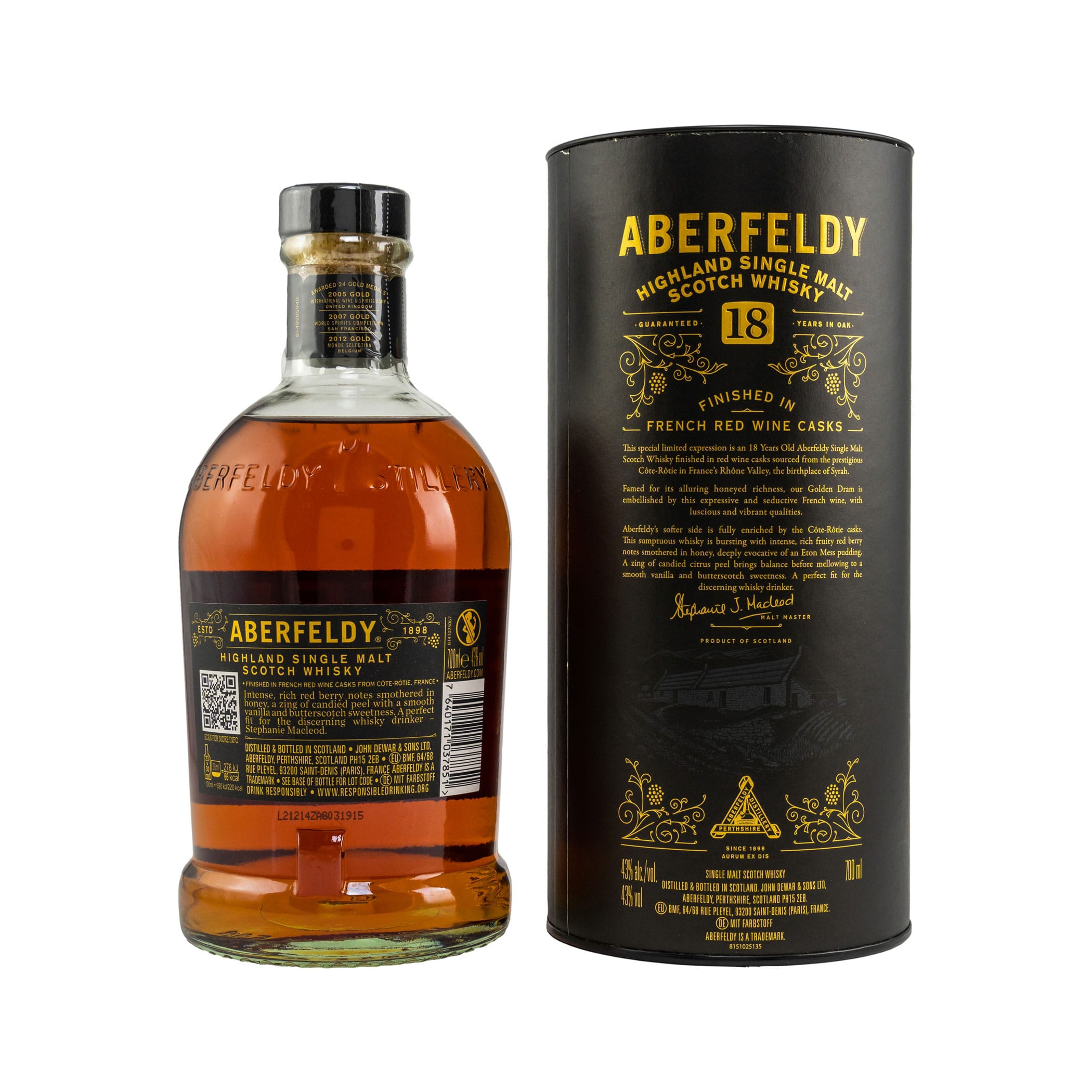 Aberfeldy 18 y.o. Cote Rotie Wine Cask - Limited Edition