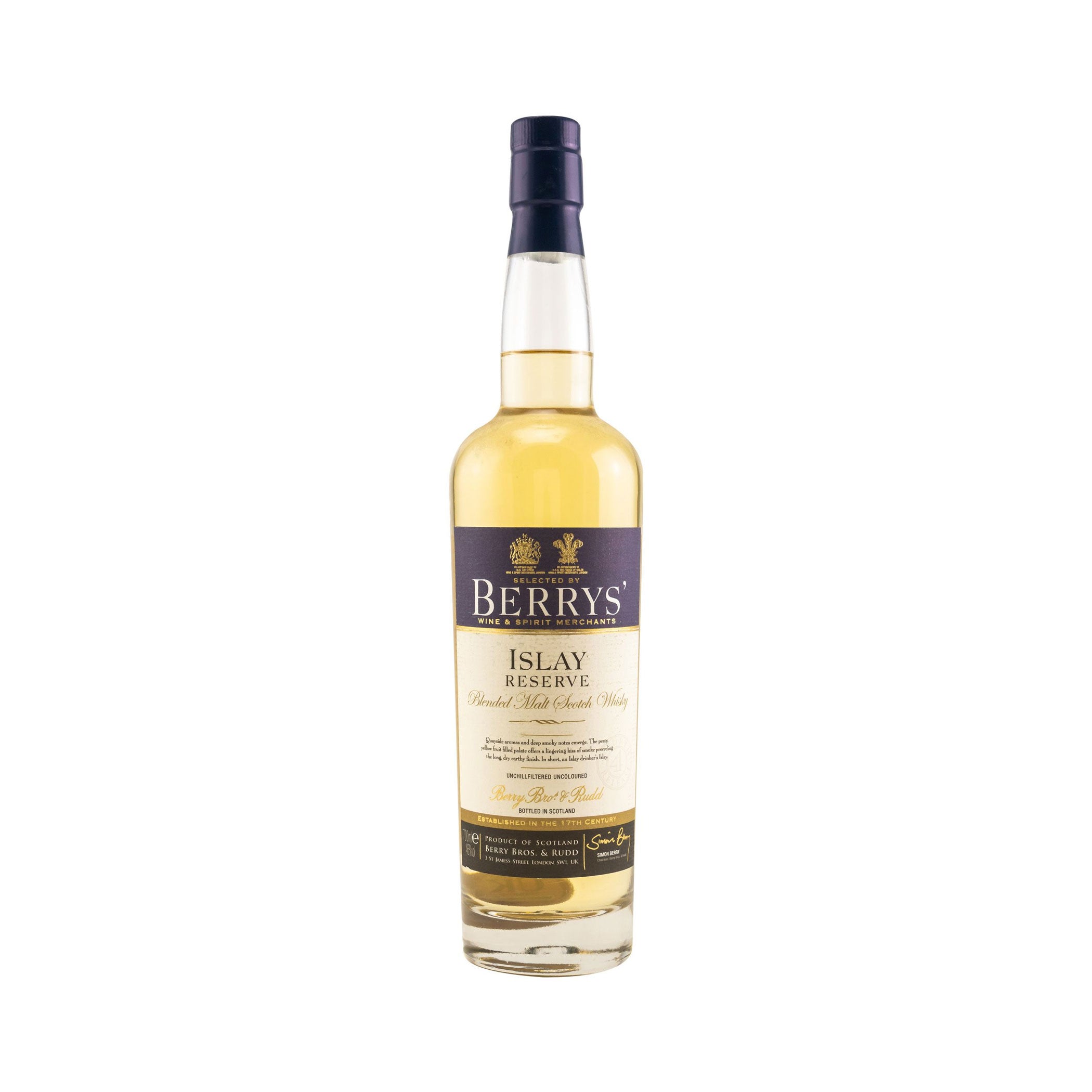 Islay Reserve - Blended Malt Sotch Whisky (Berry Bros and Rudd)
