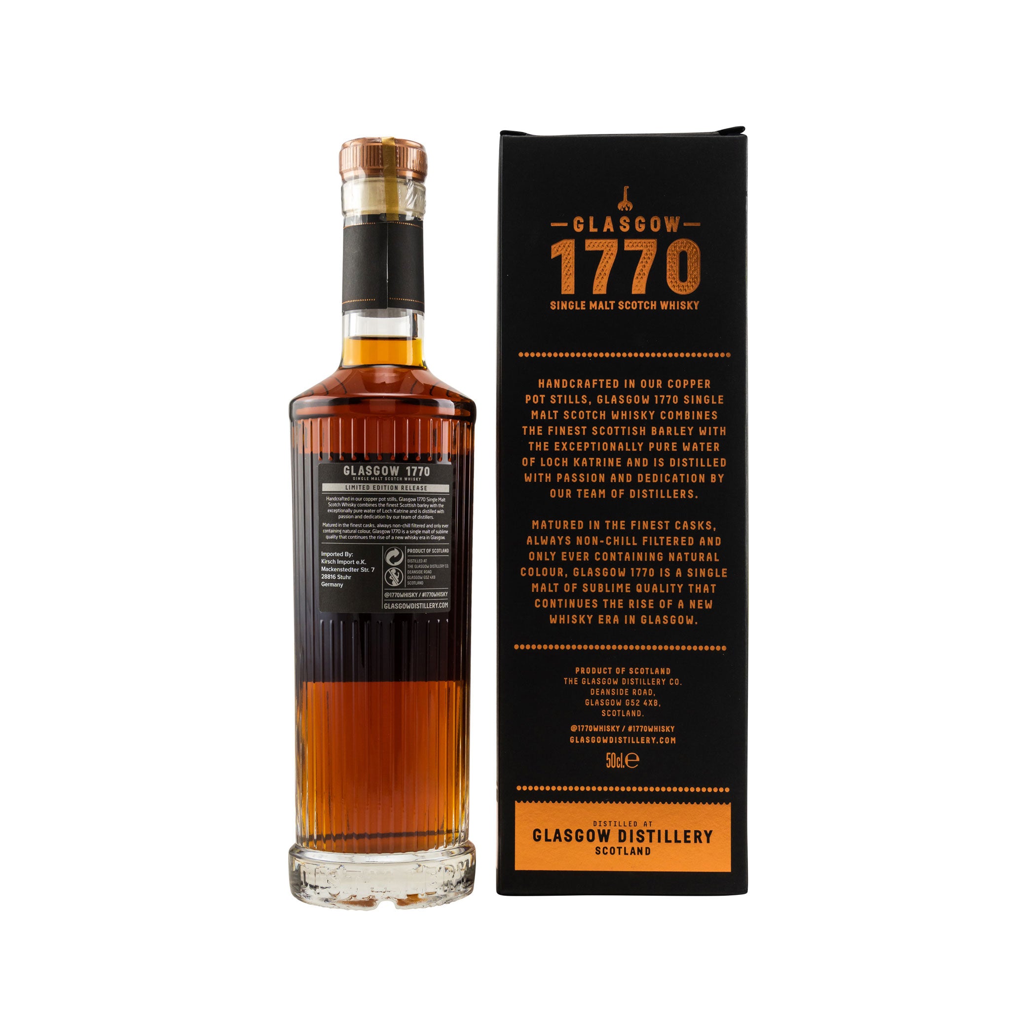 1770 Glasgow Distillery 2015/2021 - 5 Jahre - Single Cask #15/165 for Kirsch