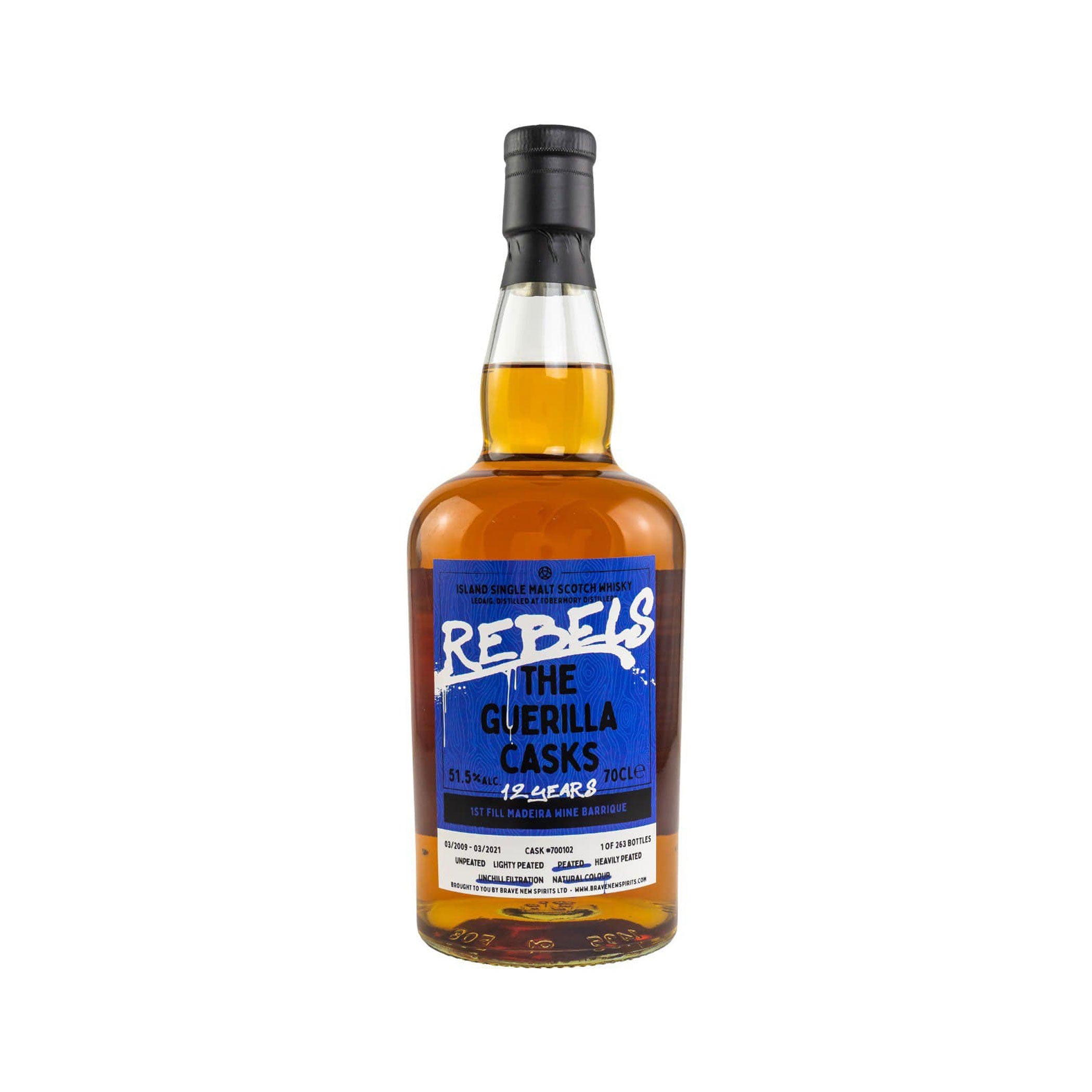 Ledaig (Tobermory) 2009/2021 - 12 Jahre - - Rebels - The guerilla casks #700102