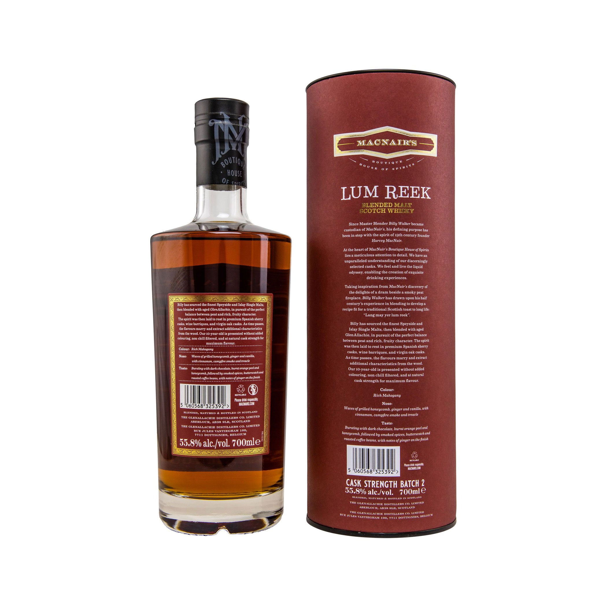 MacNairs Lum Reek 10 Years - Cask Strength Batch 2 - Malt Scotch Whisky