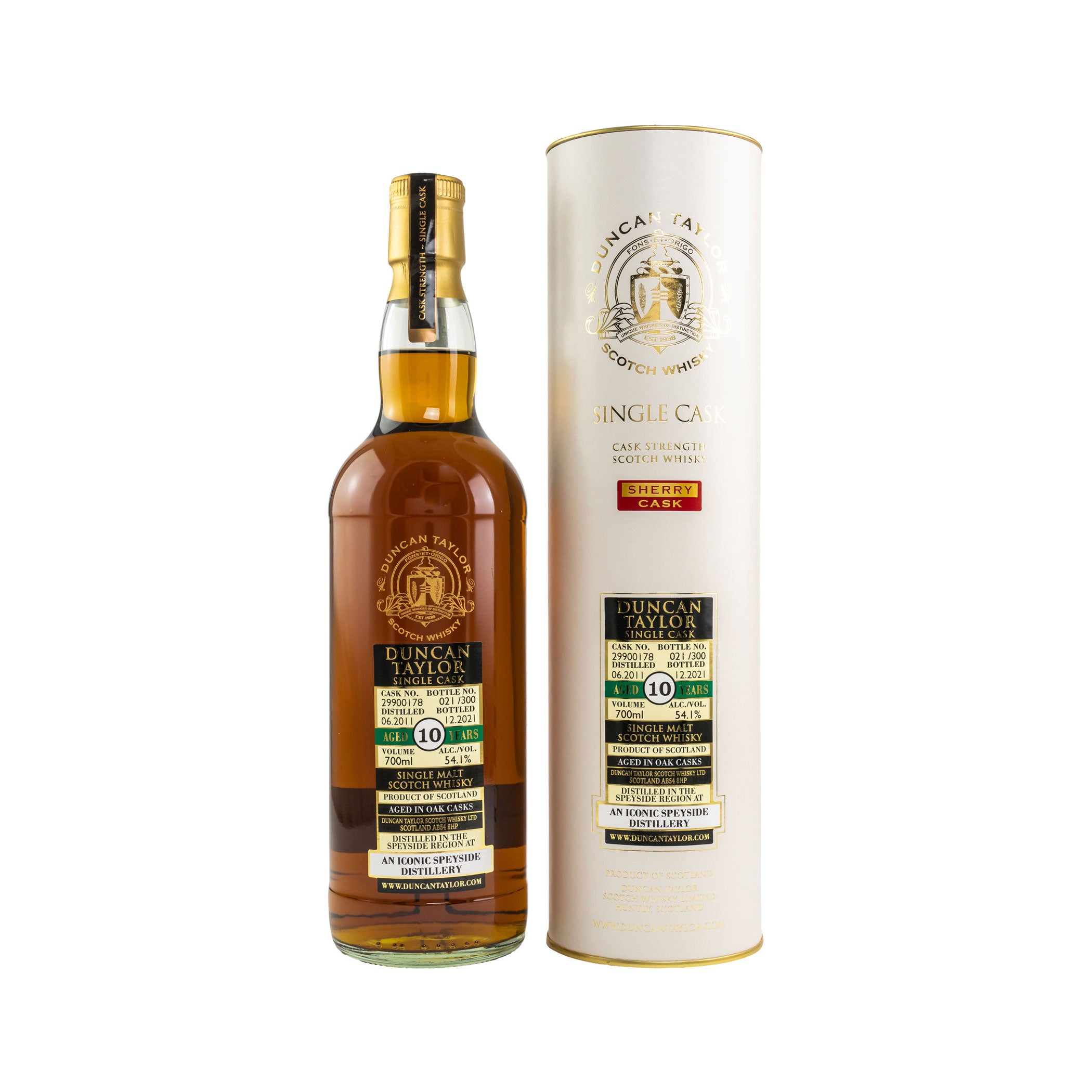 An Iconic Speyside 2011/2021 - 10 Jahre - #29900178 - Sherry Cask - Duncan Taylor