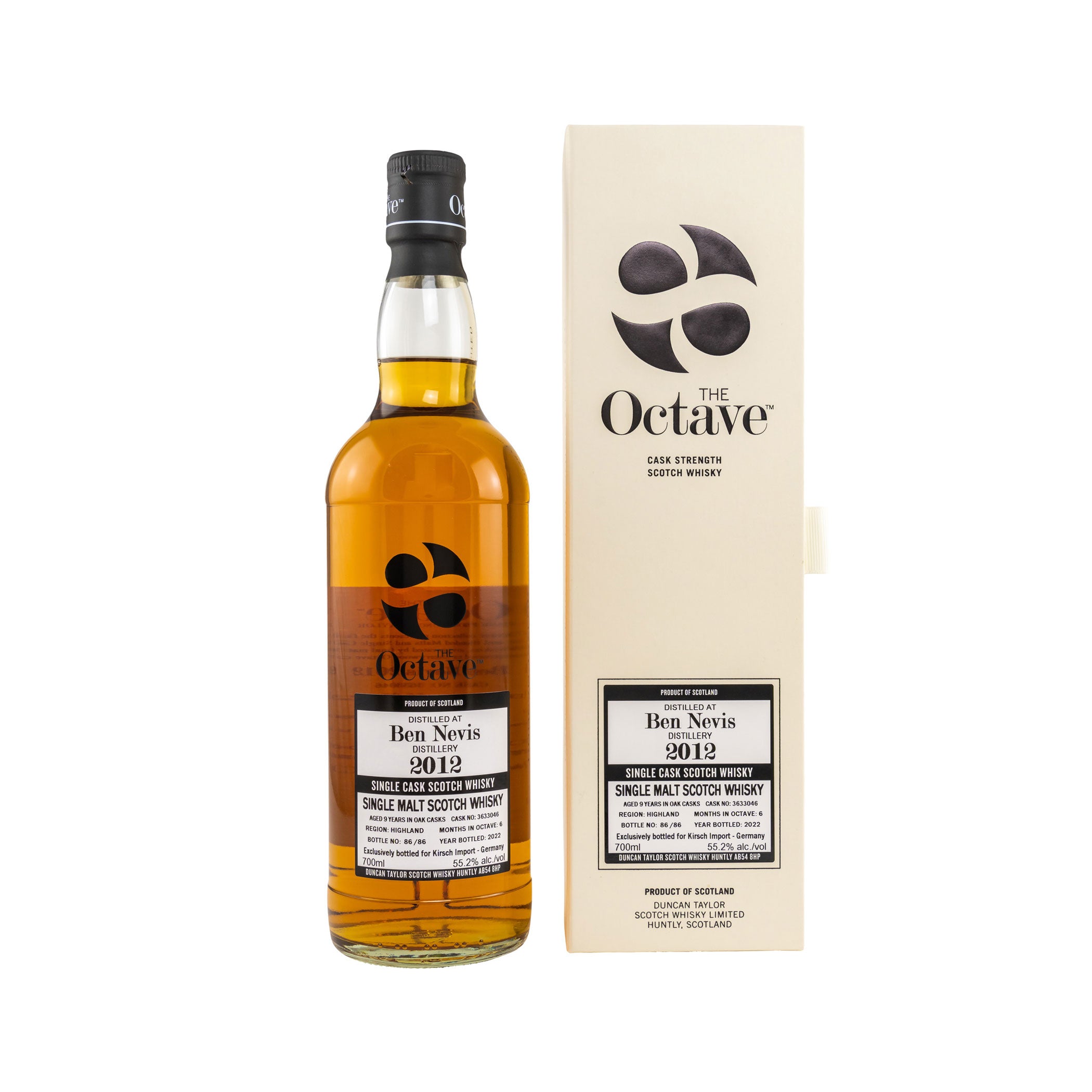 Ben Nevis 2012/2022 - 9 Jahre - Single Cask #3633046 - Octave - Duncan Taylor