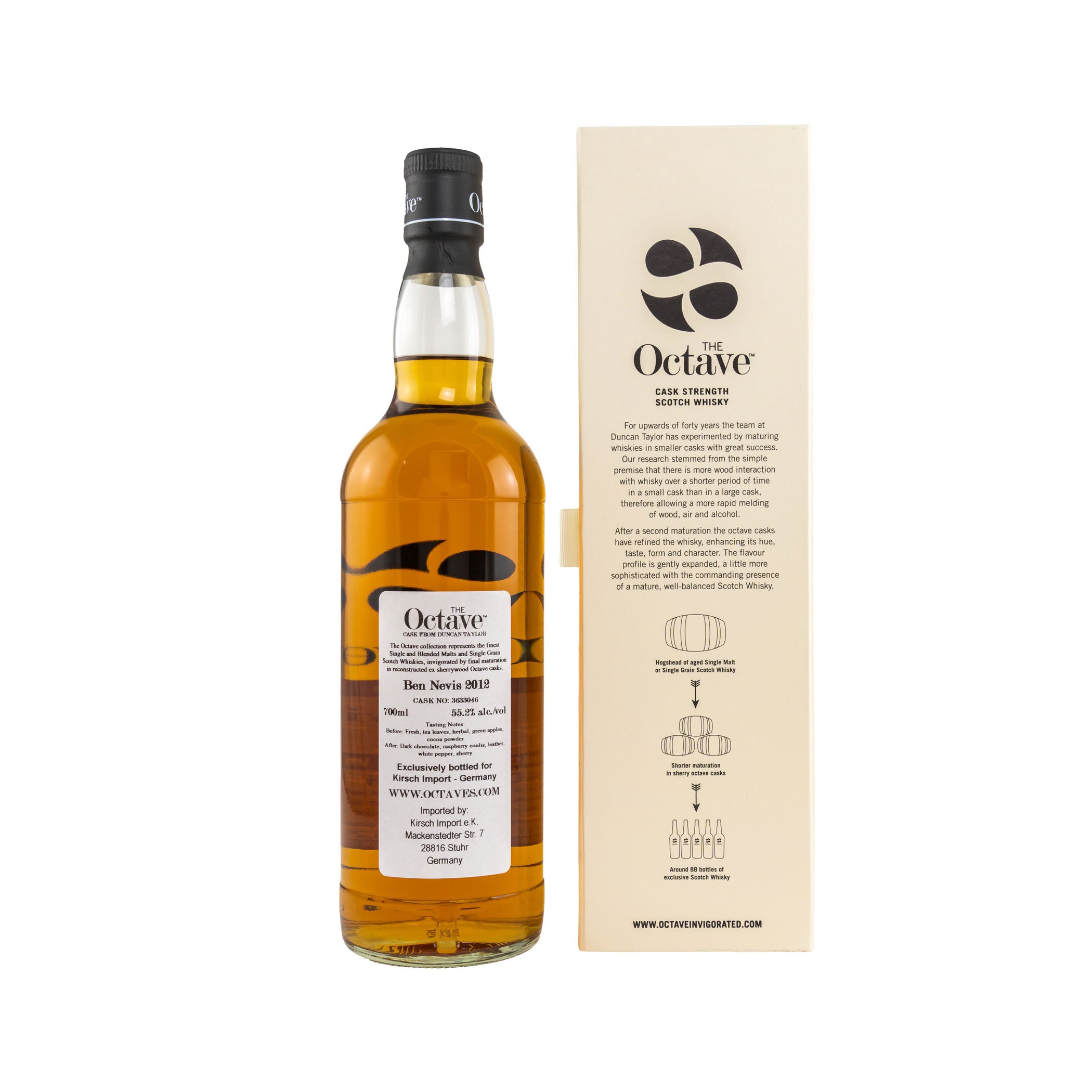 Ben Nevis 2012/2022 - 9 Jahre - Single Cask #3633046 - Octave - Duncan Taylor
