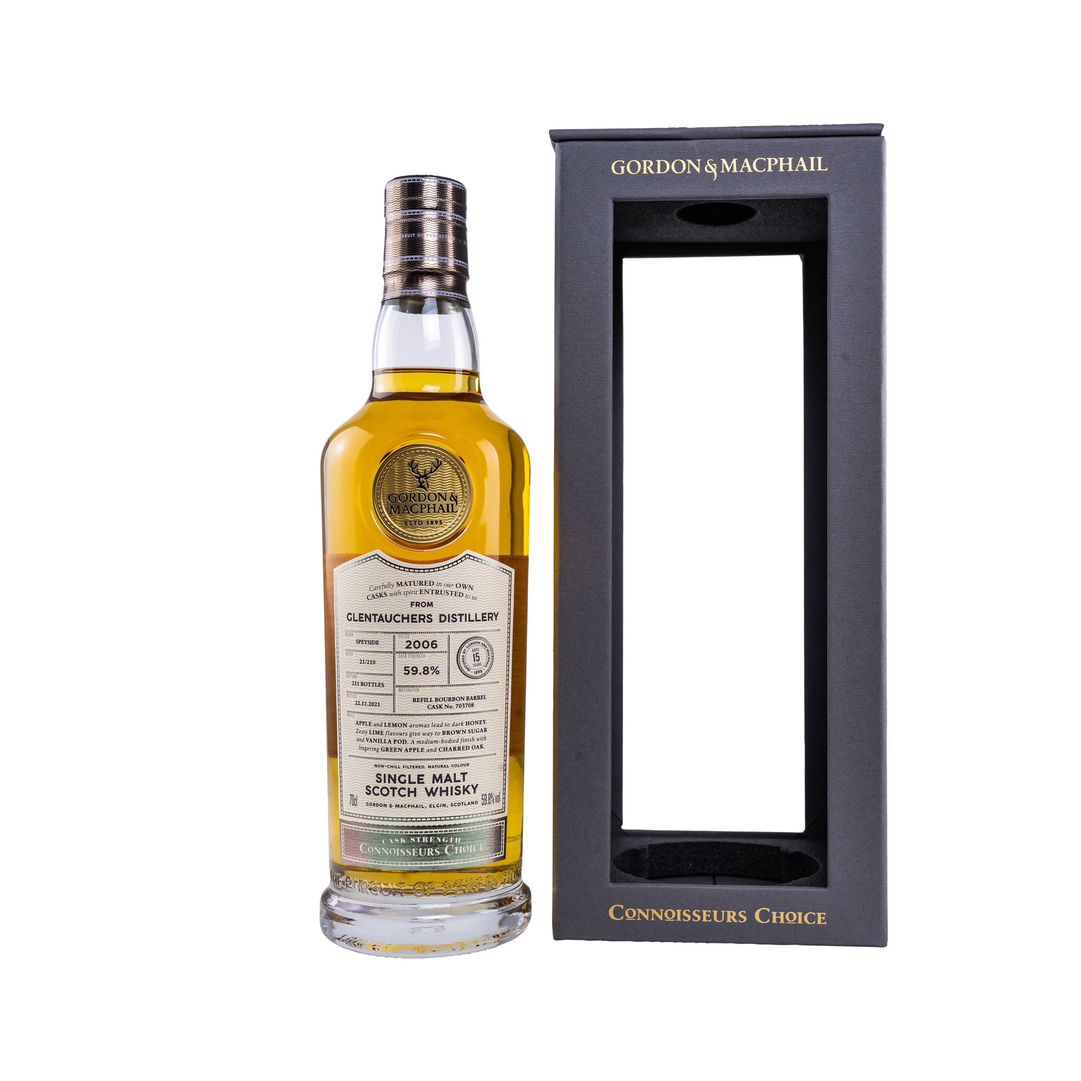 Glentauchers 2006/2021 - 15 Jahre #703708 Connoisseurs Choice - Gordon & MacPhail NEW RANGE