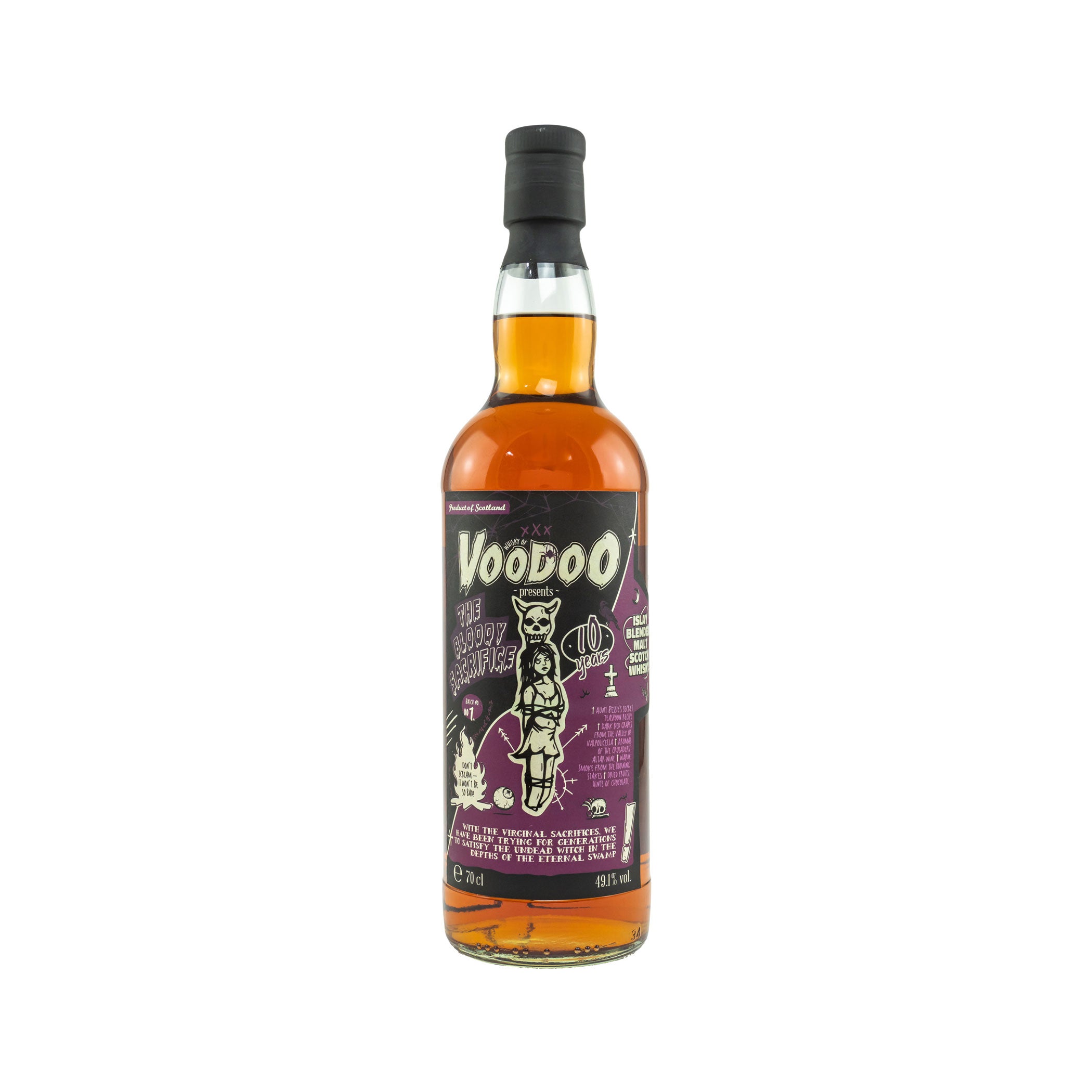 The Bloody Sacrifice – Peated (Williamson) 10 Jahre - Voodoo Islay Blended Malt Scotch Whisky