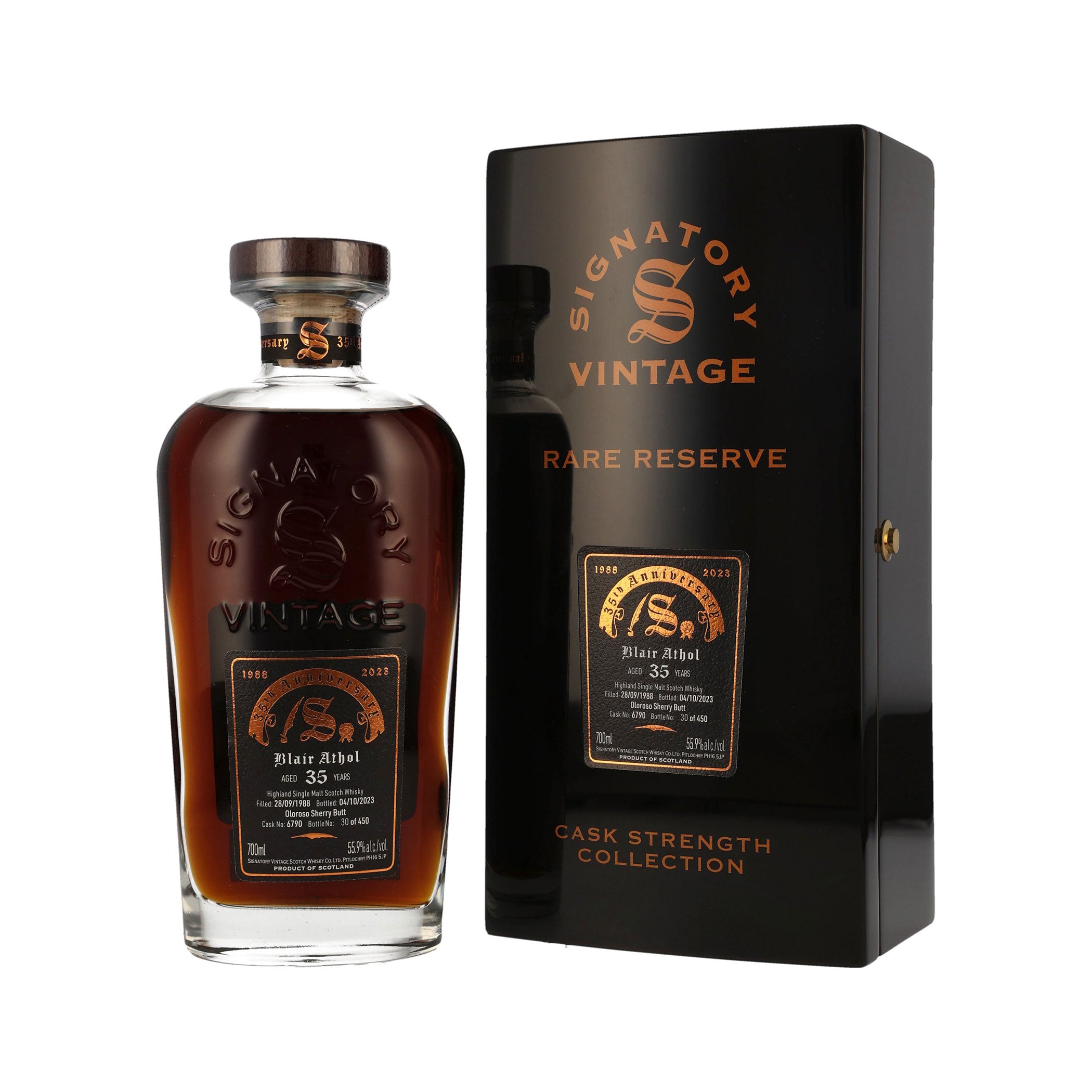 Blair Athol 1988/2023 - Signatory Vintage Highland Single Malt Scotch Whisky - 35th Anniversary