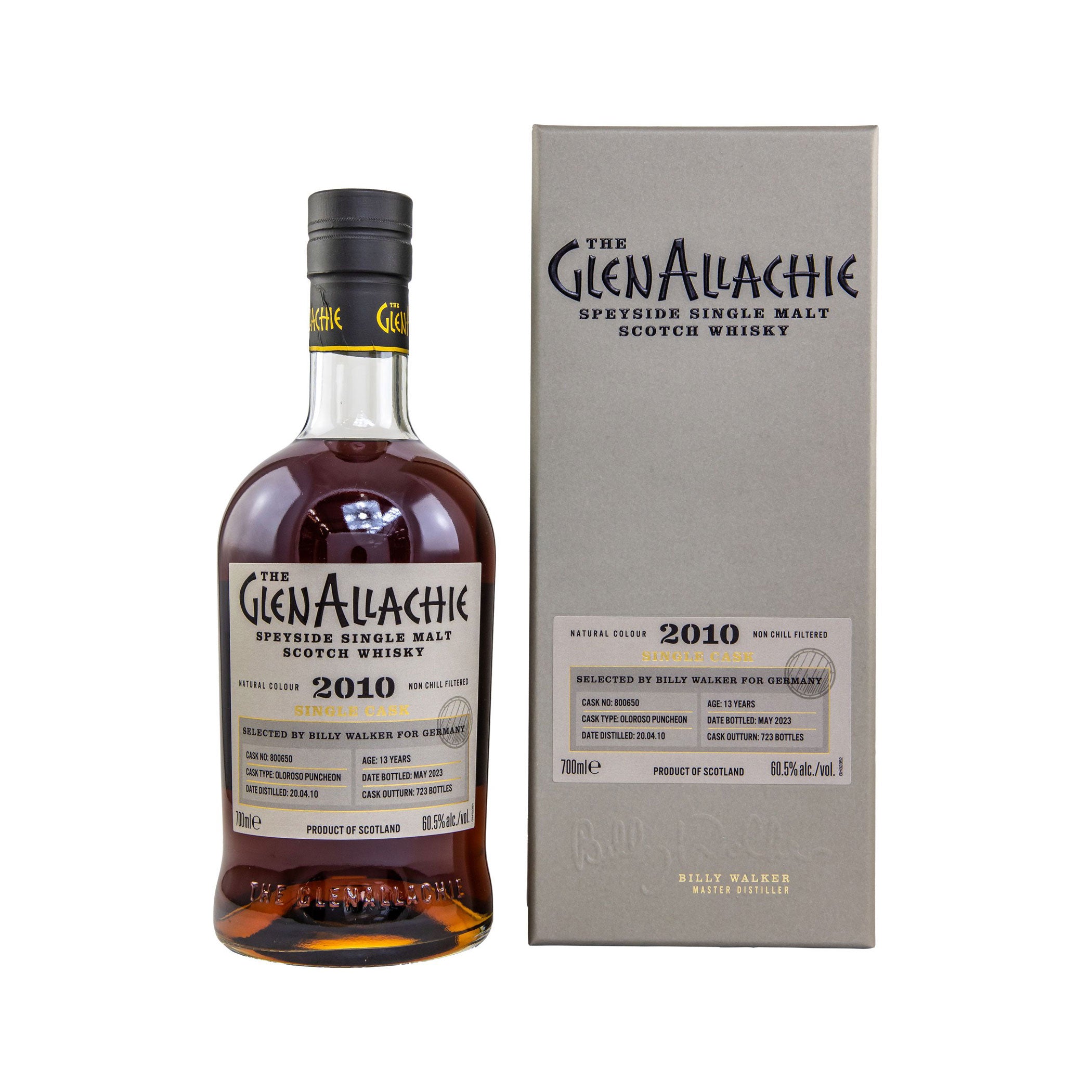 GlenAllachie 2011/2022 13 Jahre – Oloroso Sherry Puncheon - Single Cask #800650