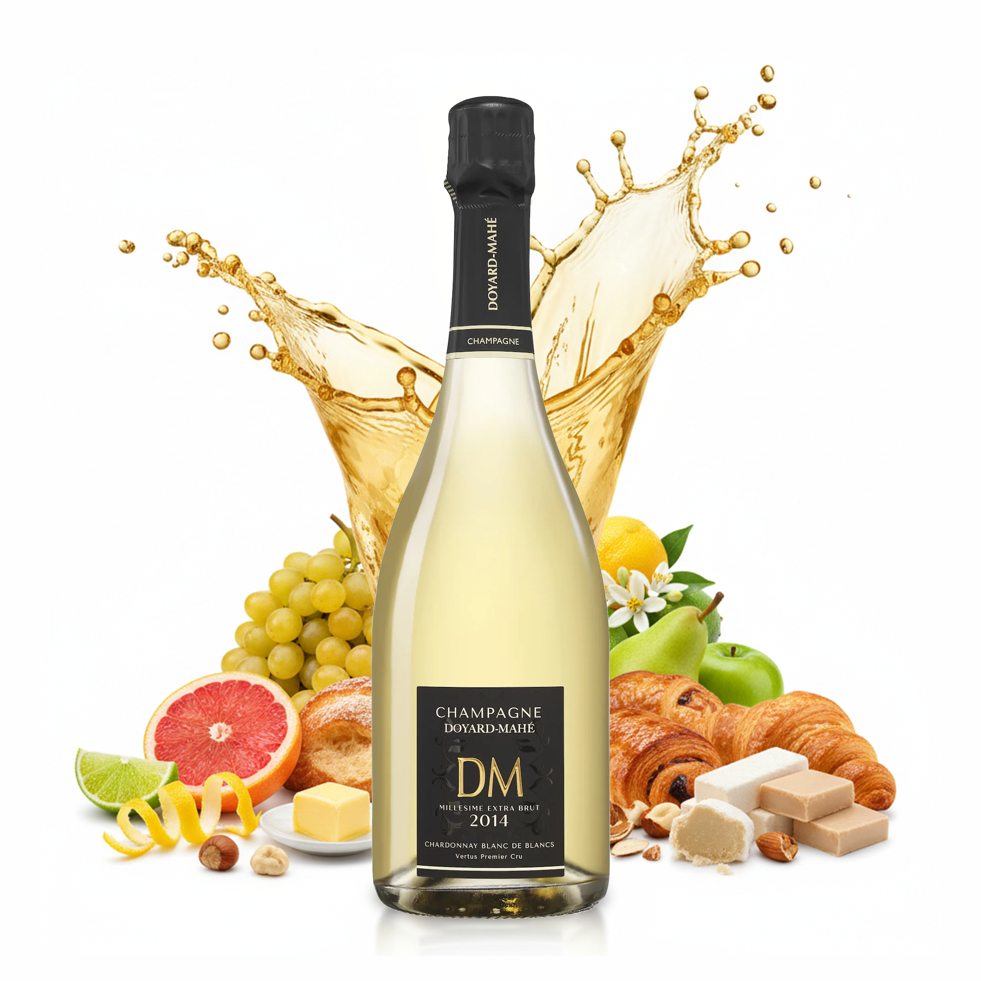 2014 Millésime Blanc de Blanc Extra Brut - Champagne Doyard Mahé - Champagne, Frankreich