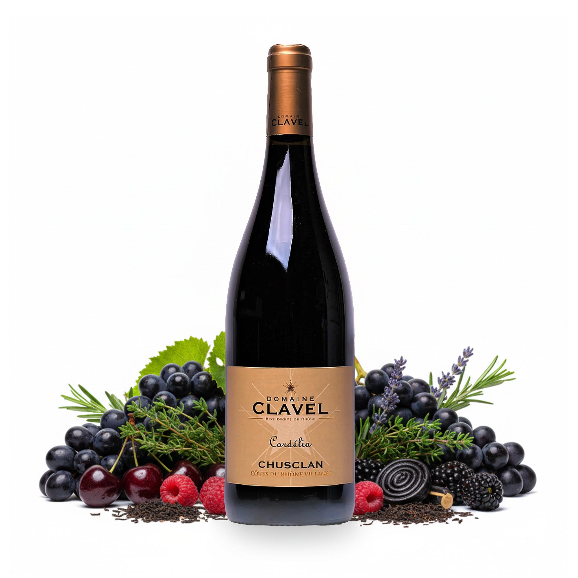 2017 Domaine Clavel Cotes du Rhone Villages Chusclan Cordelia - Frankreich