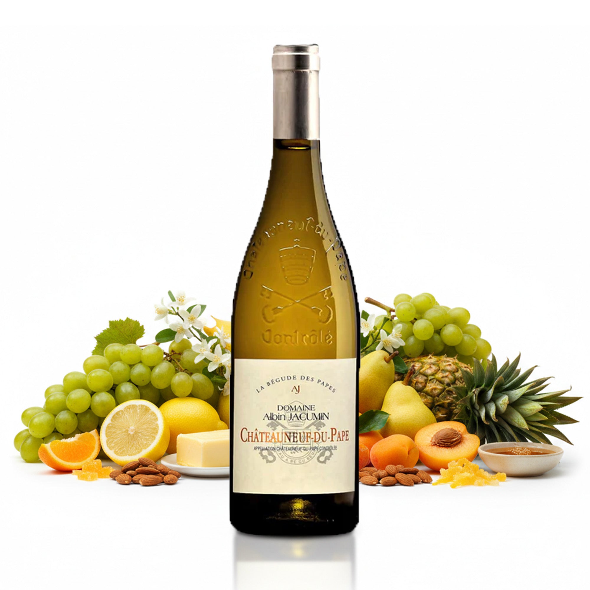 2023 Domaine Albin Jacumin Chateauneuf-du-Pape Blanc La Begude des Papes - Frankreich - Domaine Albin Jacumin - Feinste Spirituosen