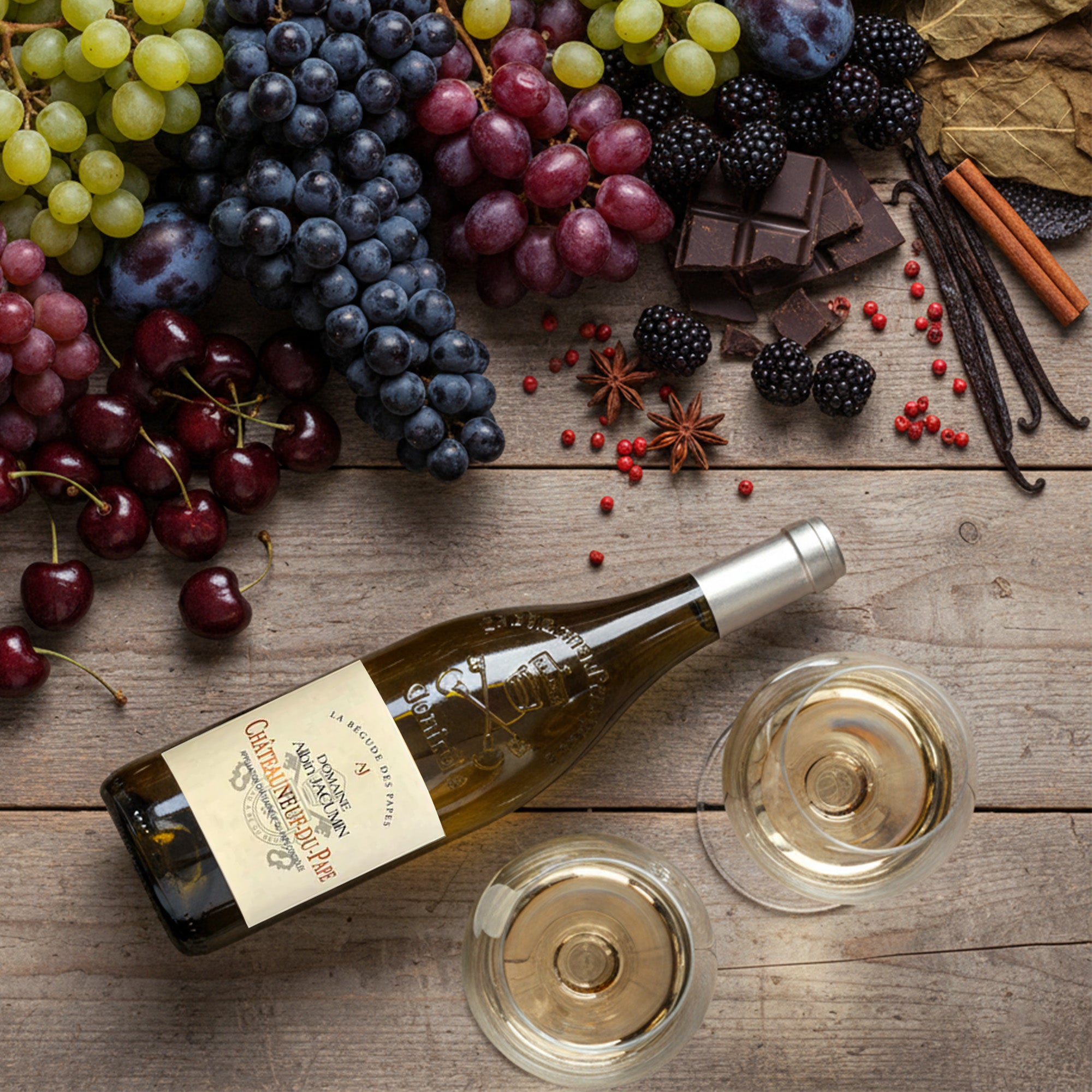 2023 Domaine Albin Jacumin Chateauneuf-du-Pape Blanc La Begude des Papes - Frankreich - Domaine Albin Jacumin - Feinste Spirituosen
