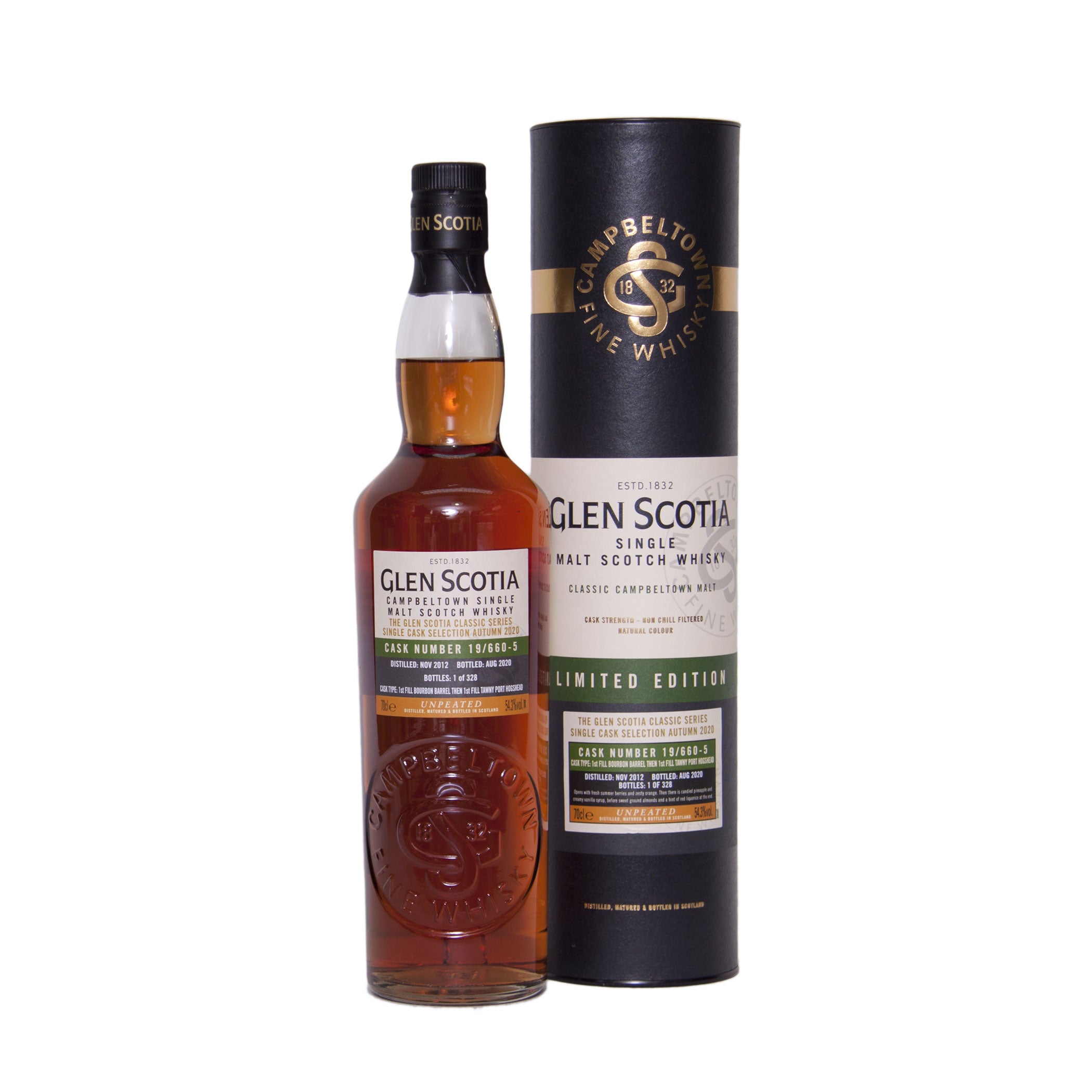 Glen Scotia Vintage 2012 54,3% UNPEATED #19/660-5