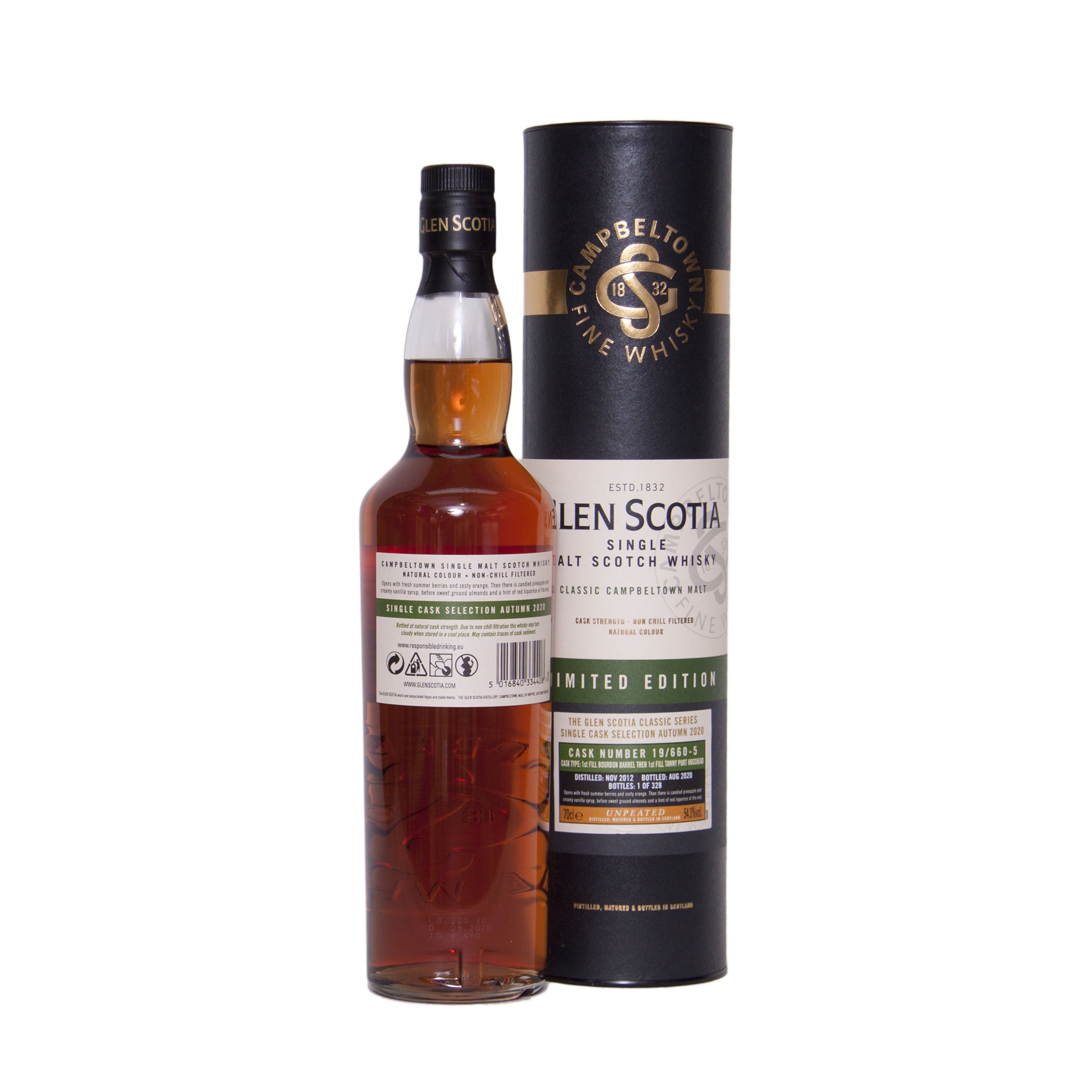 Glen Scotia Vintage 2012 54,3% UNPEATED #19/660-5