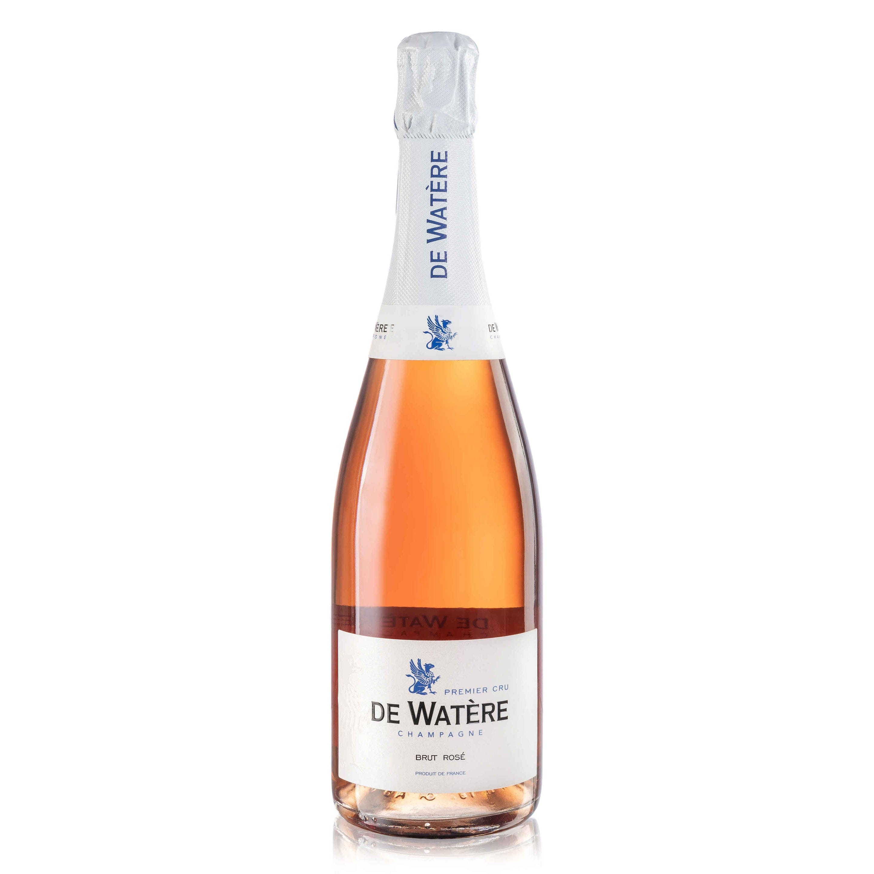 Champagne de Watère Prestige Brut Rosé in Geschenkpackung