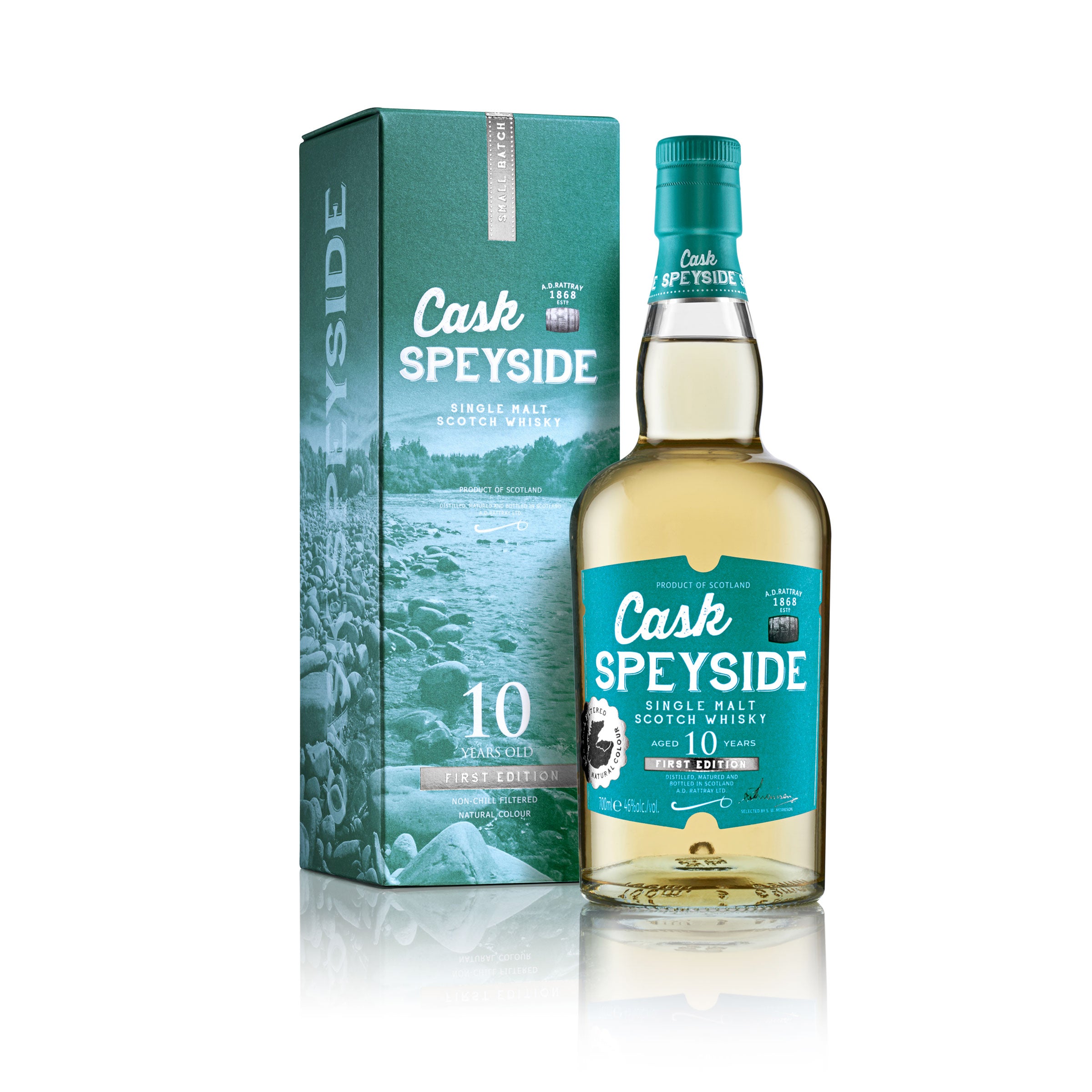 A.D.Rattray, Cask Speyside, 10 J., 46 % - A.D.Rattray