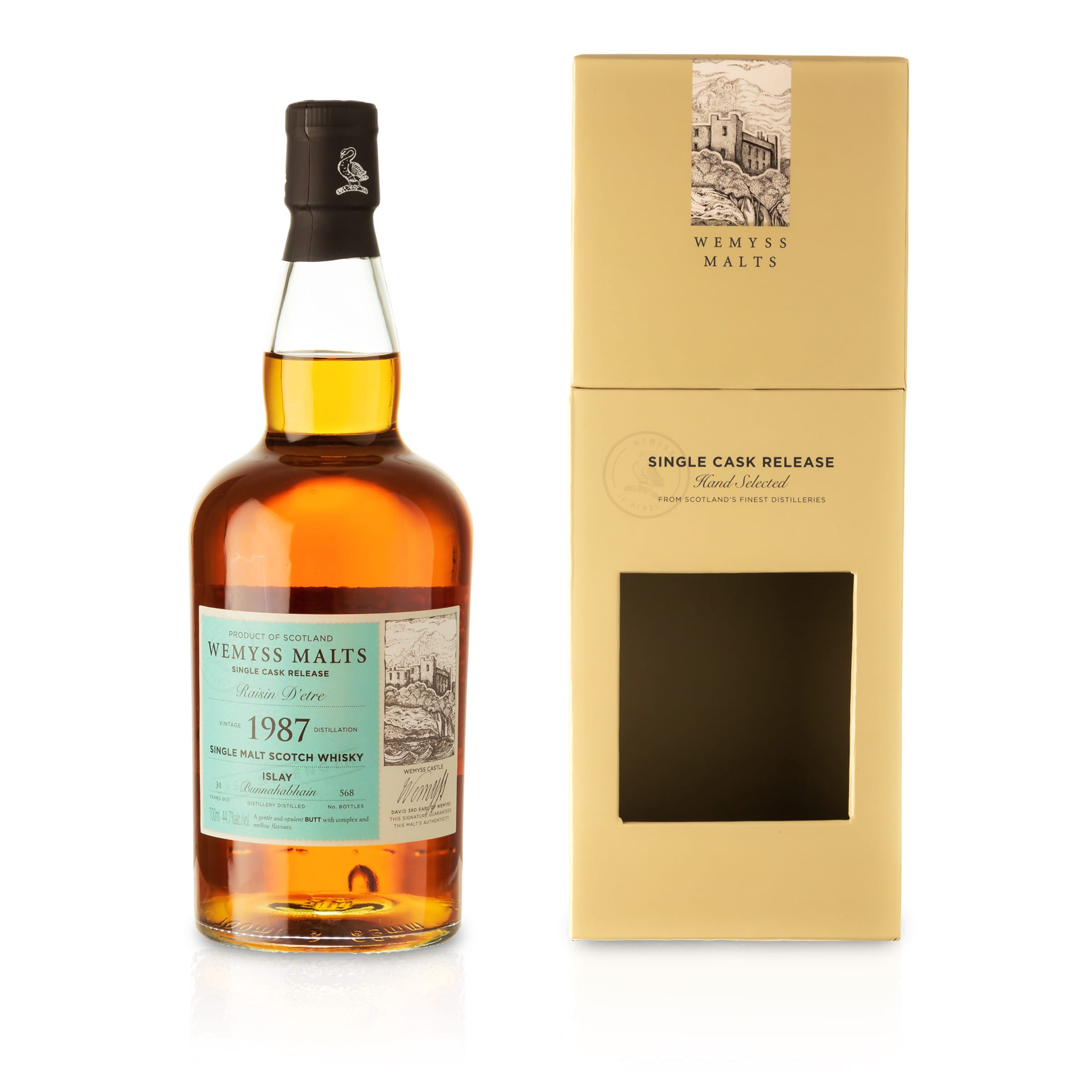Wemyss, Bunnahabhain "Raisin D`Etre", 1987, 31 J., 44,7% - Wemyss Malts