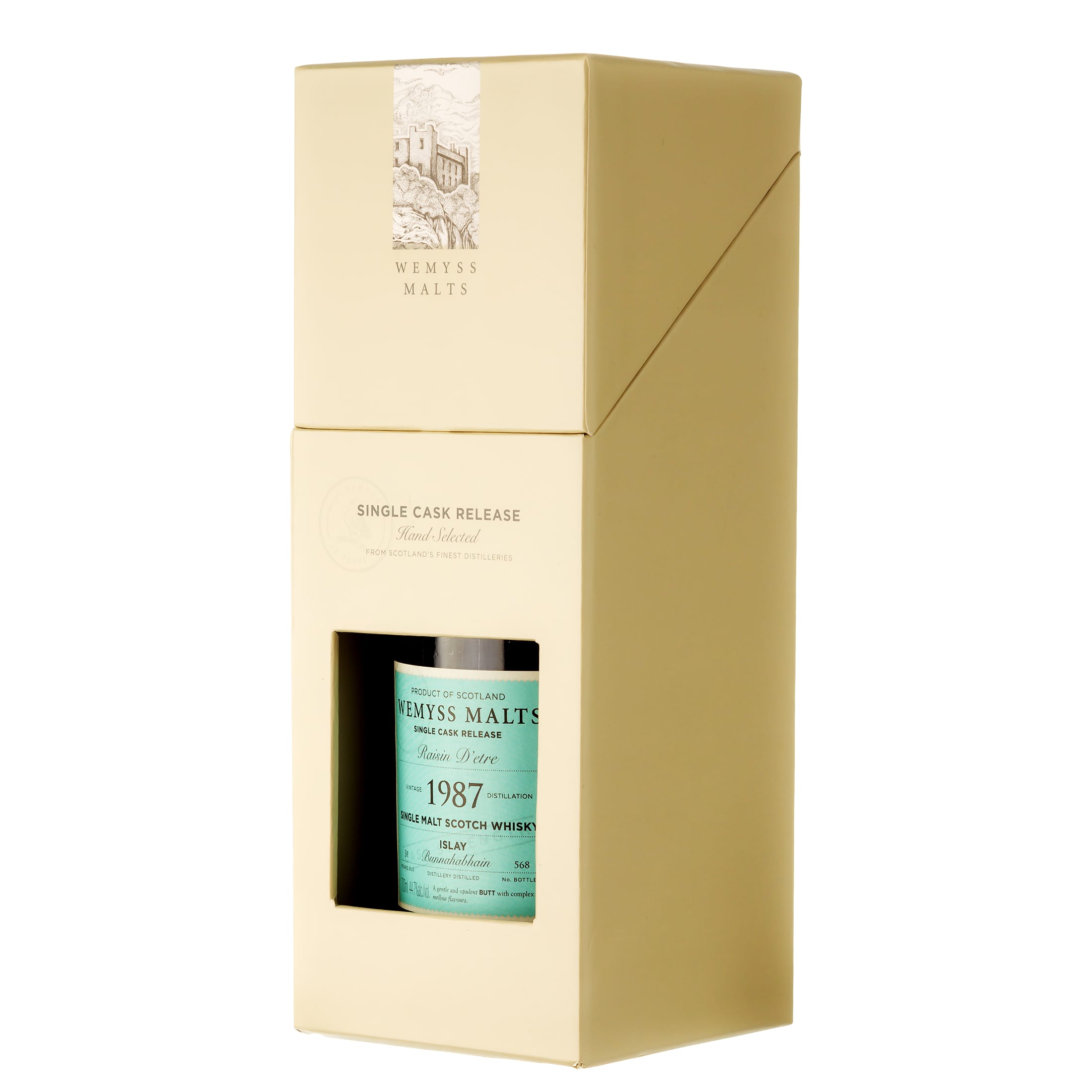 Wemyss, Bunnahabhain "Raisin D`Etre", 1987, 31 J., 44,7% - Wemyss Malts