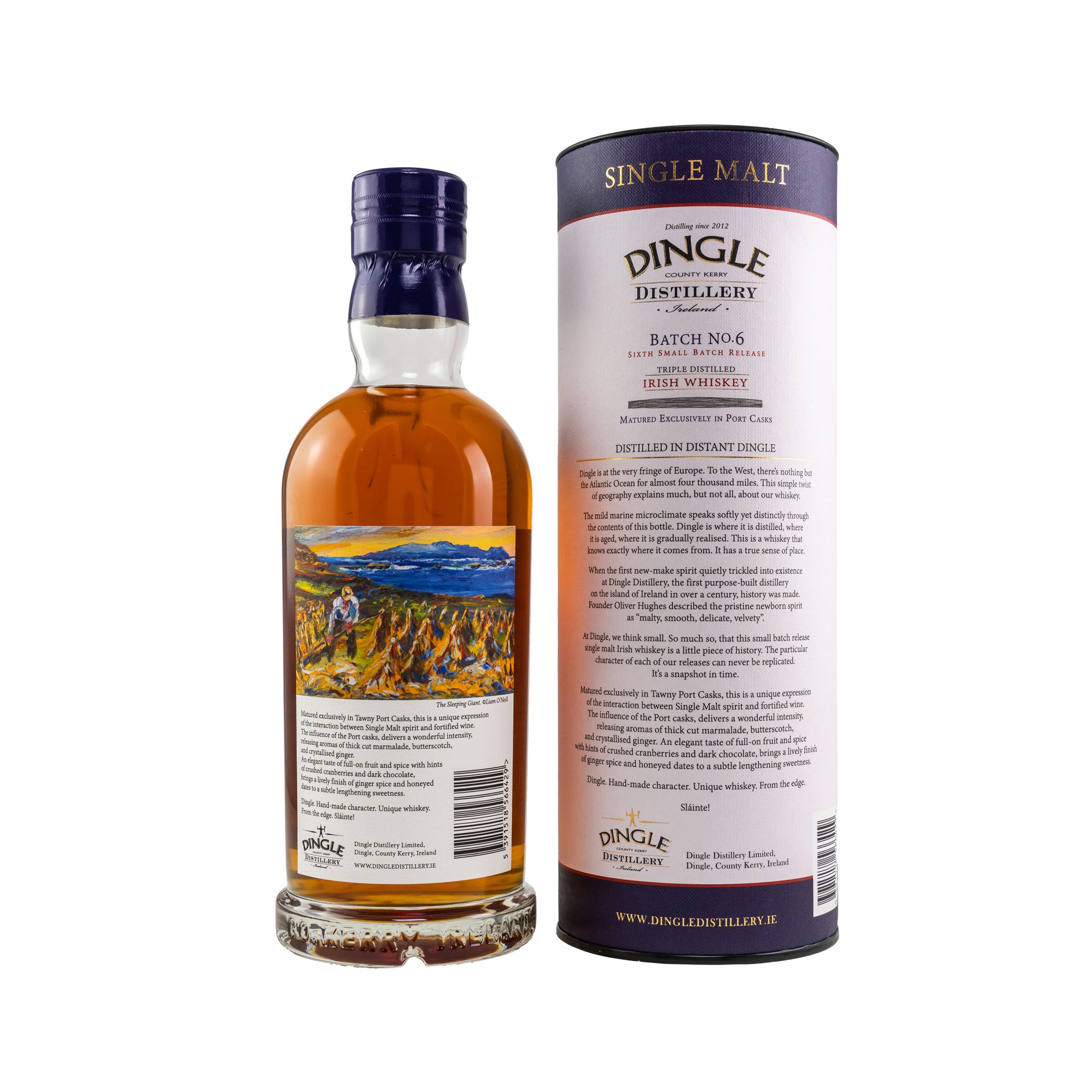 Dingle Single Malt Irish Whiskey - Batch 6 - 46,5% vol. aus Kerry, Irland