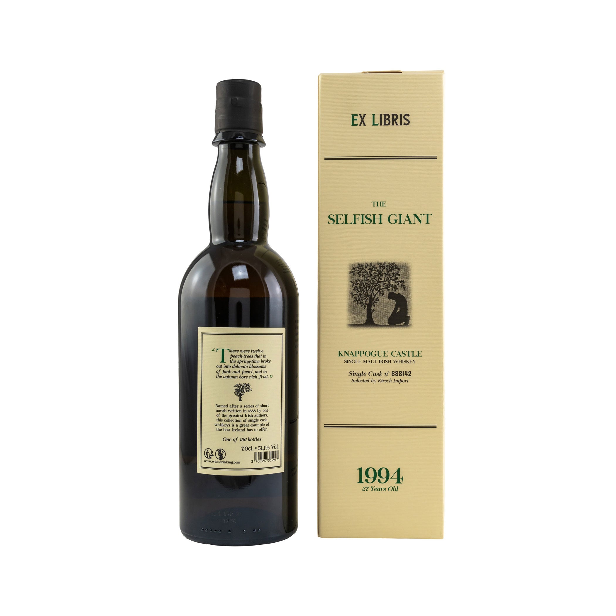 Knappogue Castle 1994/2021 - 27 Jahre - Ex Libris Single Malt Irish Whiskey