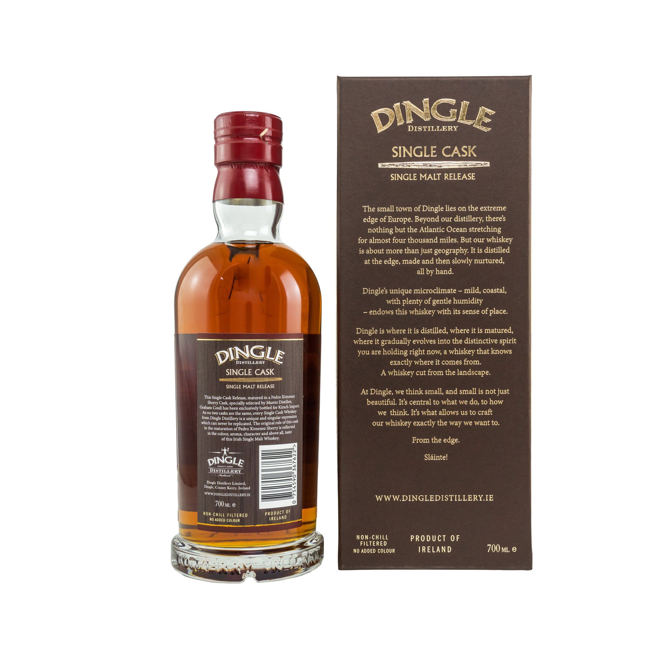 Dingle Distillery 2014/2022 Single Cask, Triple Distilled Irish Whiskey