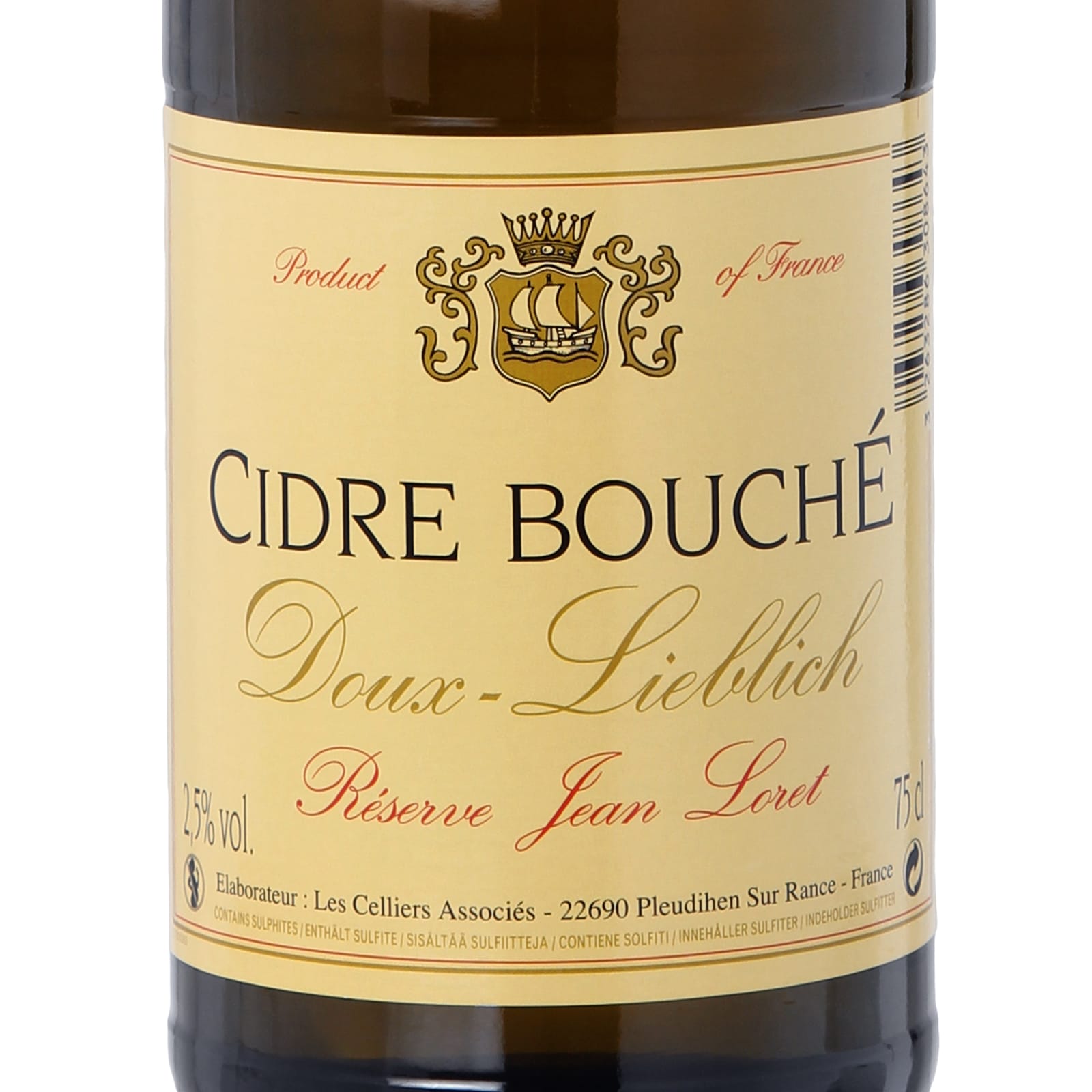 Cidre Bouché Doux-Lieblich - Réserve Jean Loret