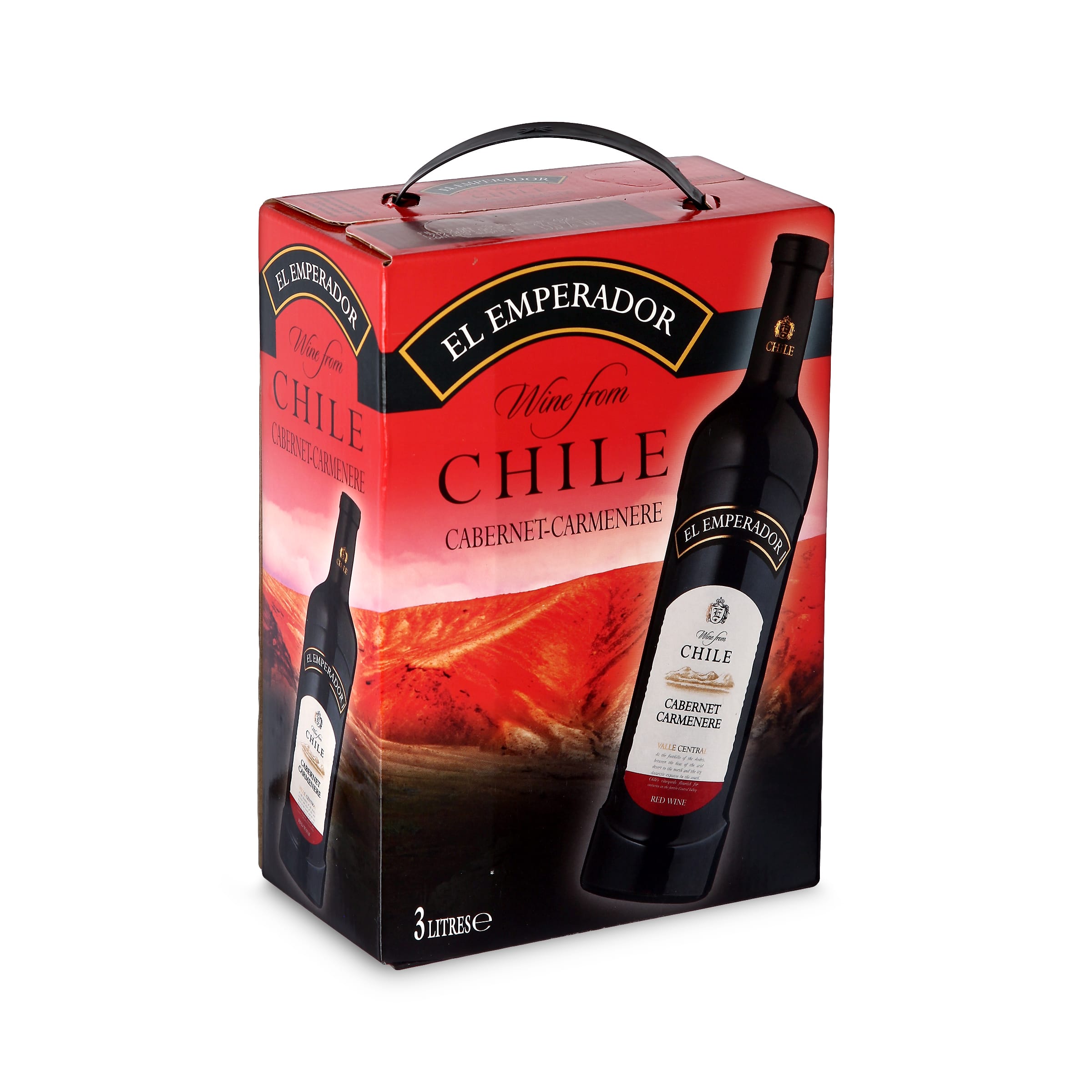 Cabernet-Carmenere - El Emperador - Bag-in-Box 3L - Rotwein trocken aus Chile - El Emperador - Feinste Spirituosen