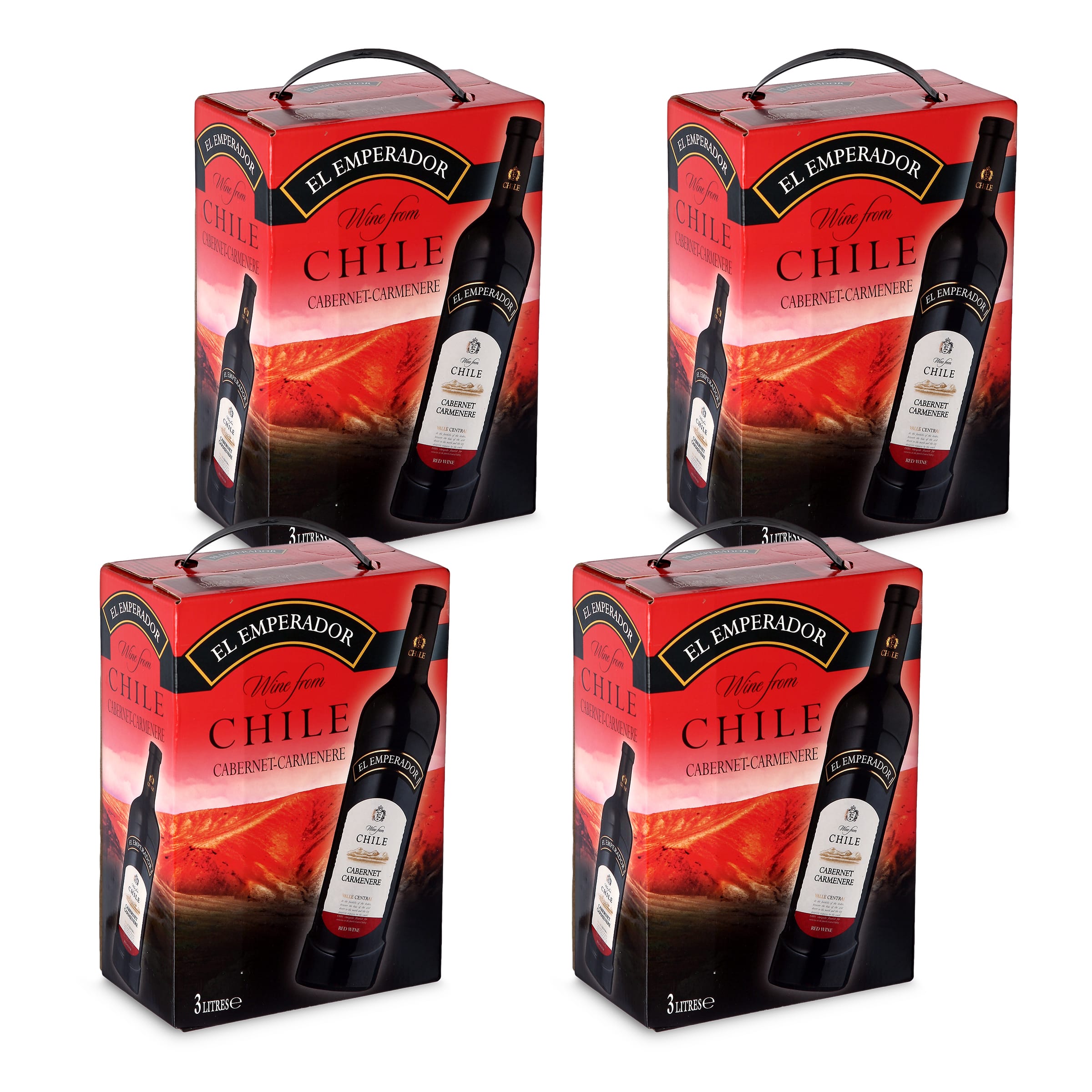 Cabernet-Carmenere - El Emperador - Bag-in-Box 3L - Rotwein trocken aus Chile - El Emperador - Feinste Spirituosen