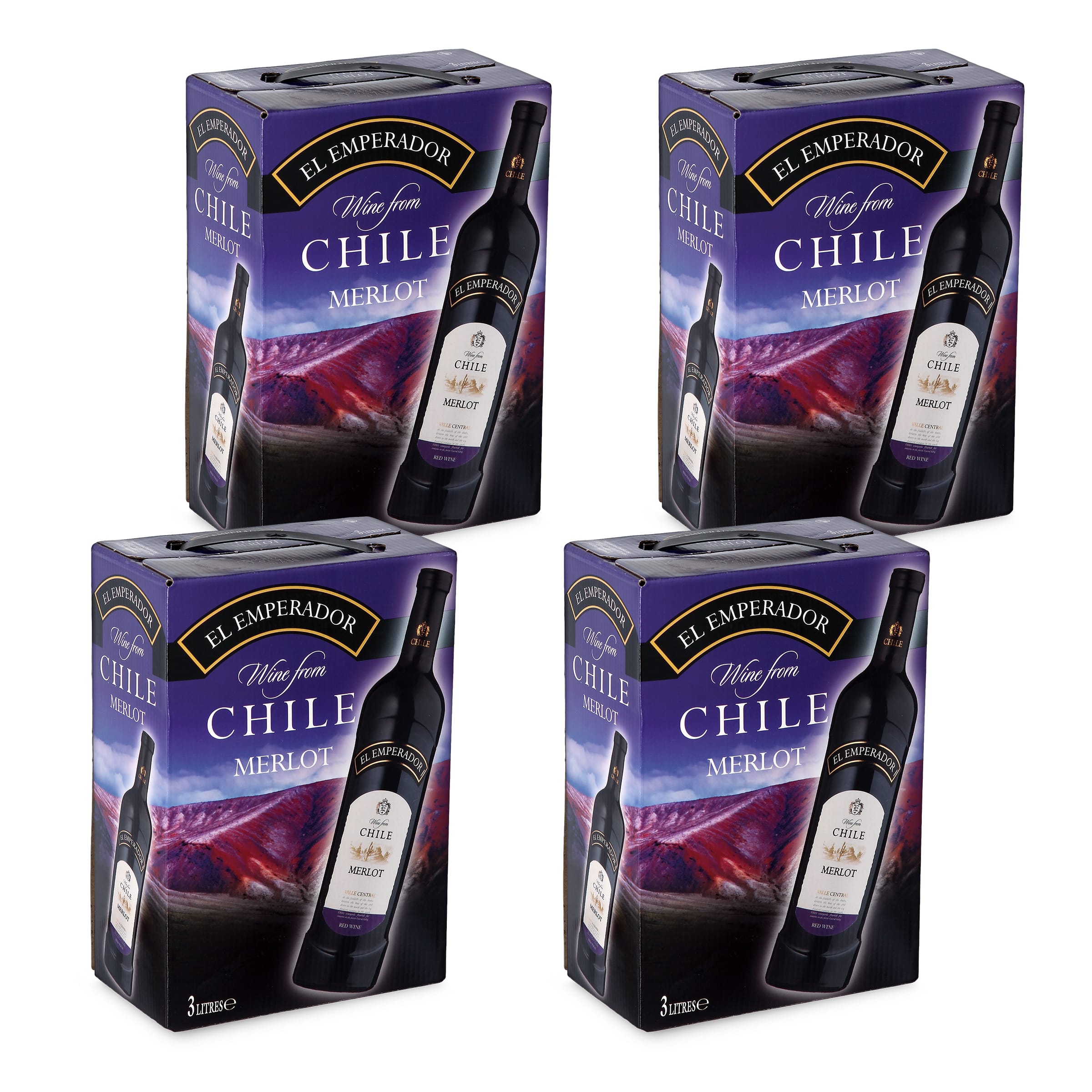 Merlot - El Emperador - Bag-in-Box 3L - Rotwein trocken aus Chile - El Emperador - Feinste Spirituosen