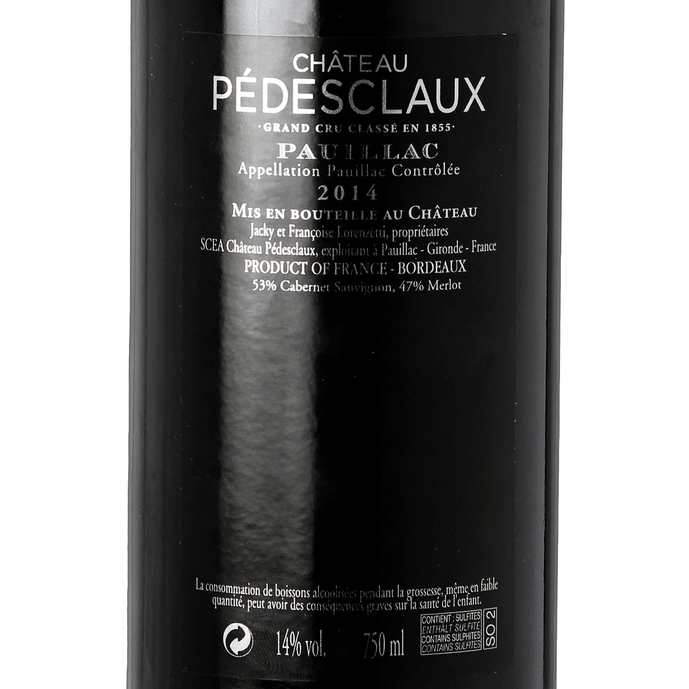 2014 Chateau Pedesclaux - Frankreich
