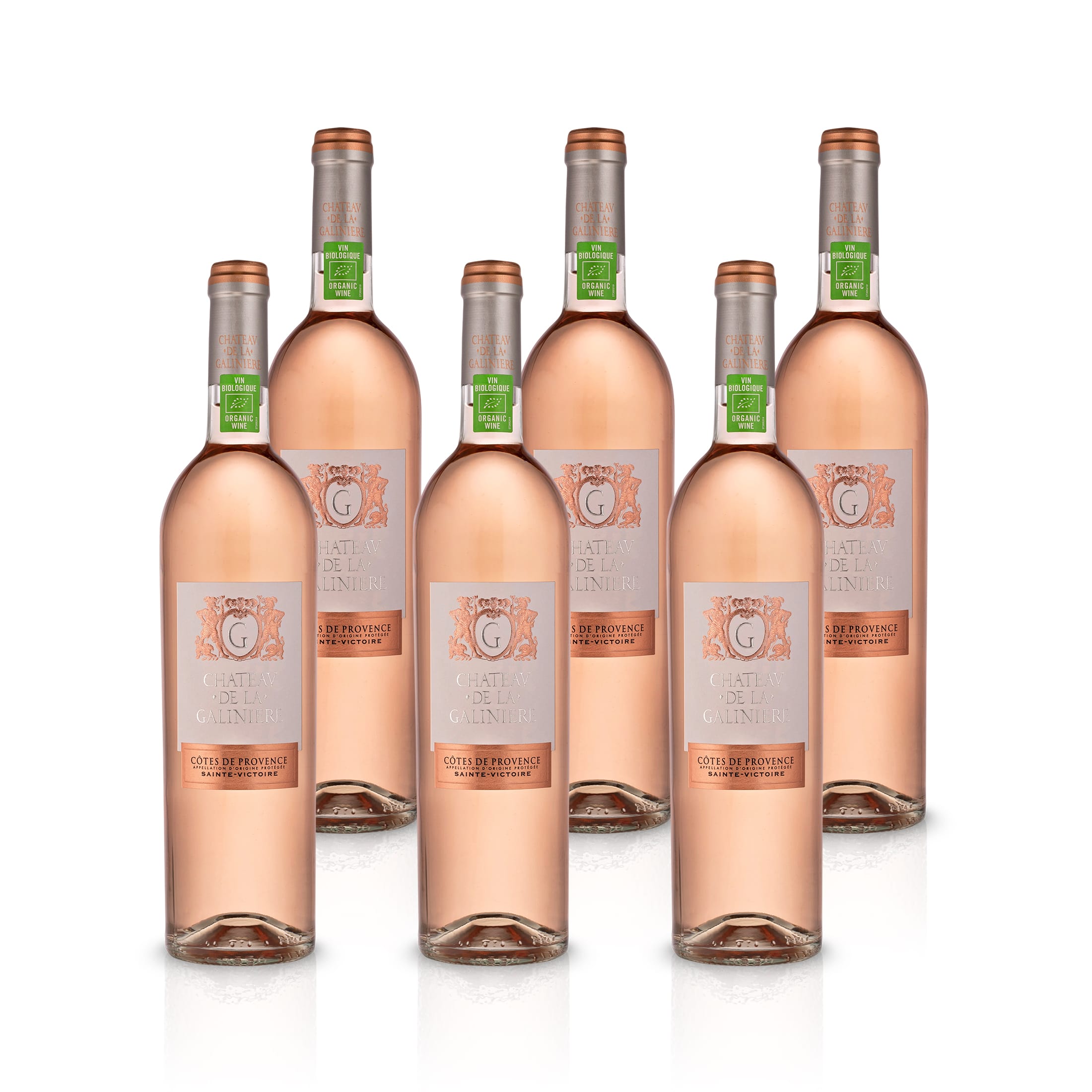 2020 Château de la Galinière Roséwein BIO Cotes de Provence Sainte Victoire AOP - Château de la Galinière - Feinste Spirituosen