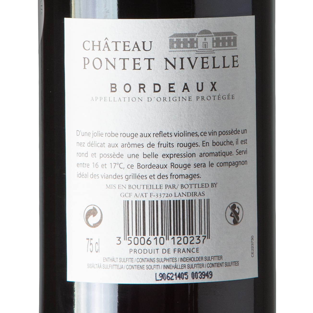 2020 Chateau Pontet Nivelle - Frankreich