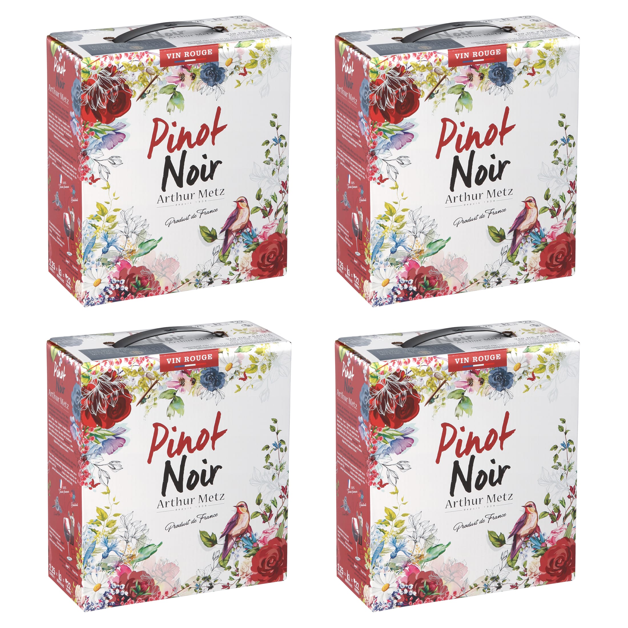 Arthur Metz Pinot Noir Rotwein trocken Bag-in-Box 2,25 l - Arthur Metz - Feinste Spirituosen