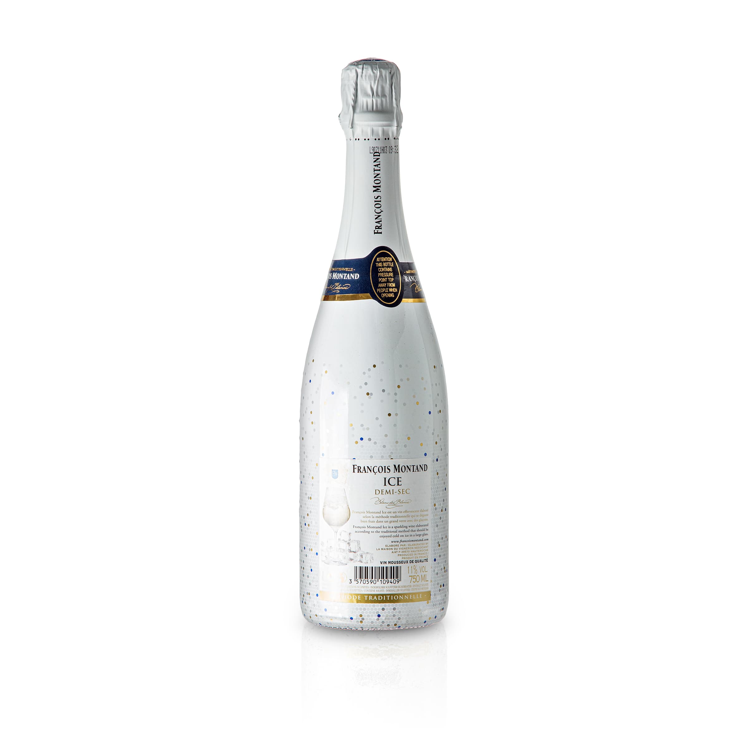 Blanc Demi - Sec - ICE – François Montand  - Méthode Traditionelle - François Montand - Feinste Spirituosen